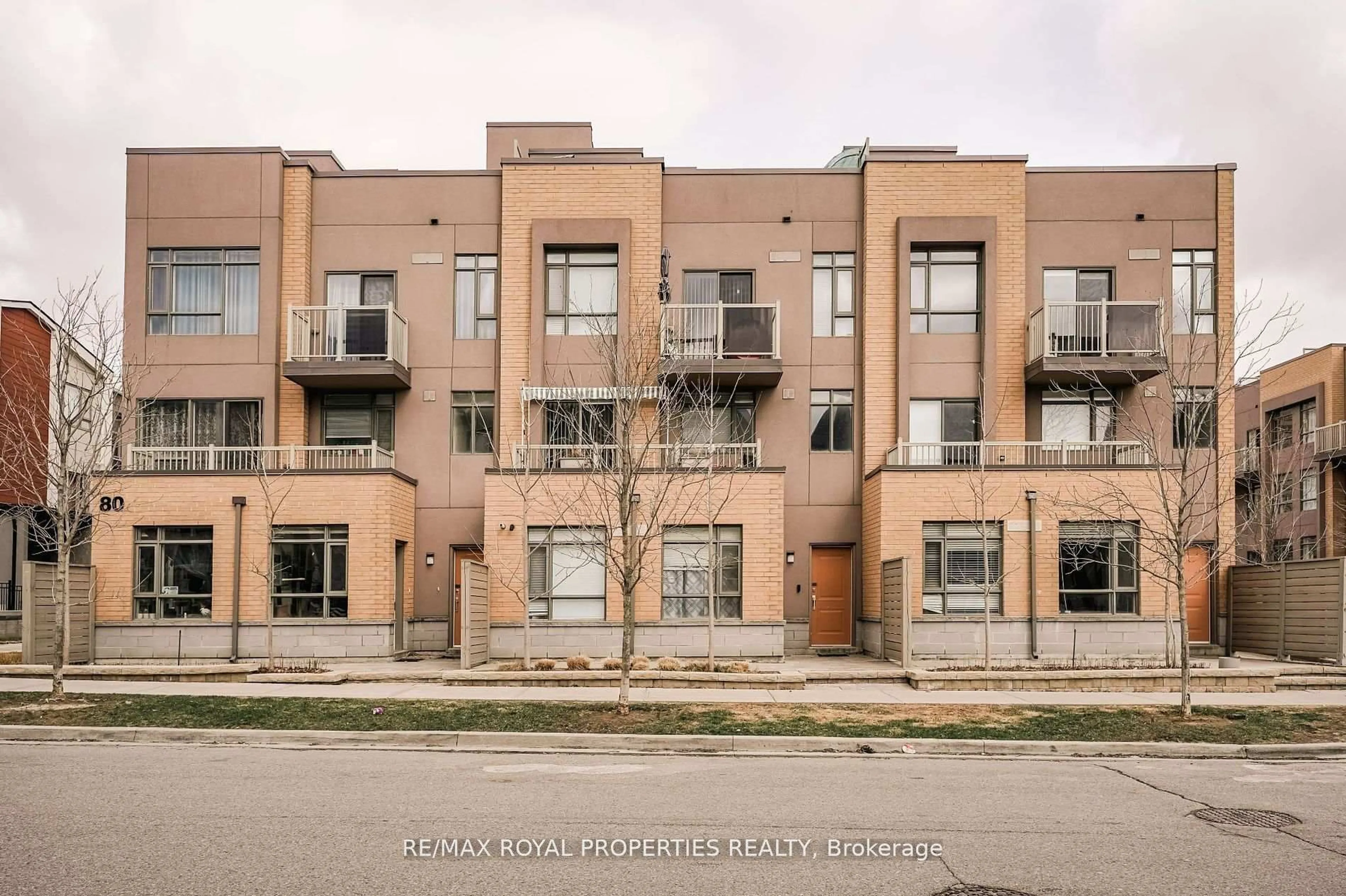 Home with brick exterior material, street for 80 Orchid Place Dr #311, Toronto Ontario M1B 0C4
