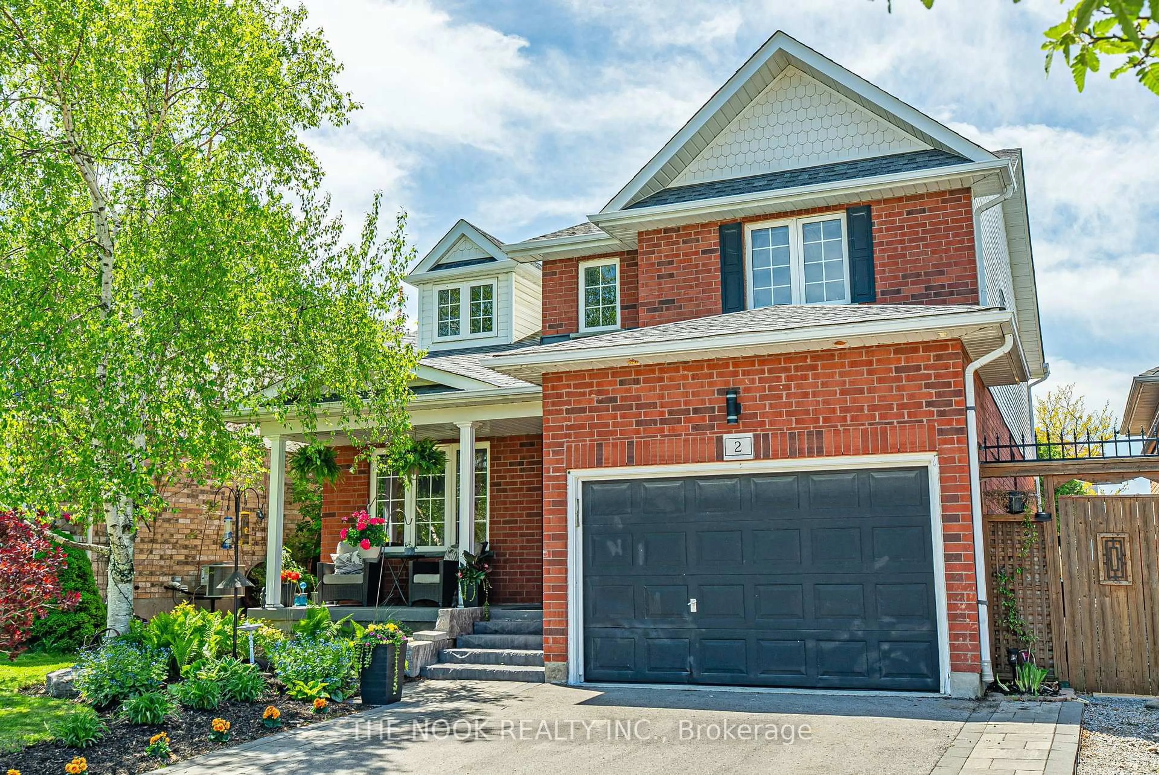 Home with brick exterior material, street for 2 Clayton Cres, Clarington Ontario L1C 4P2