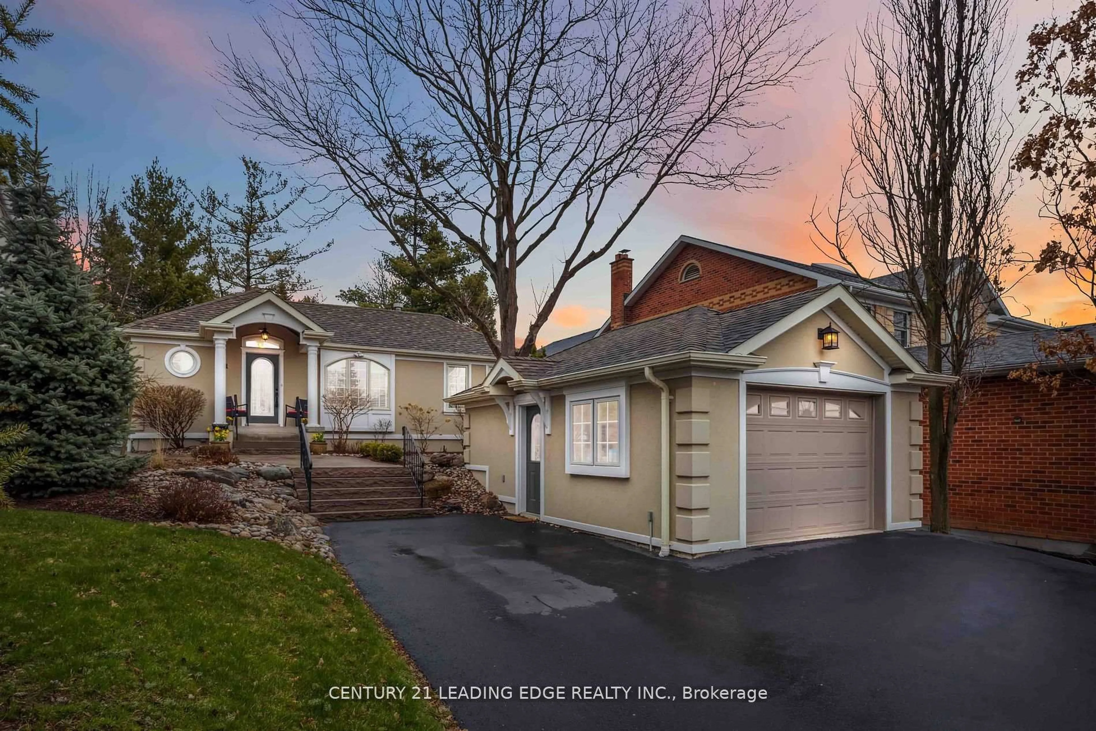 Home with vinyl exterior material, street for 1801 Appleview Rd, Pickering Ontario L1V 1T7