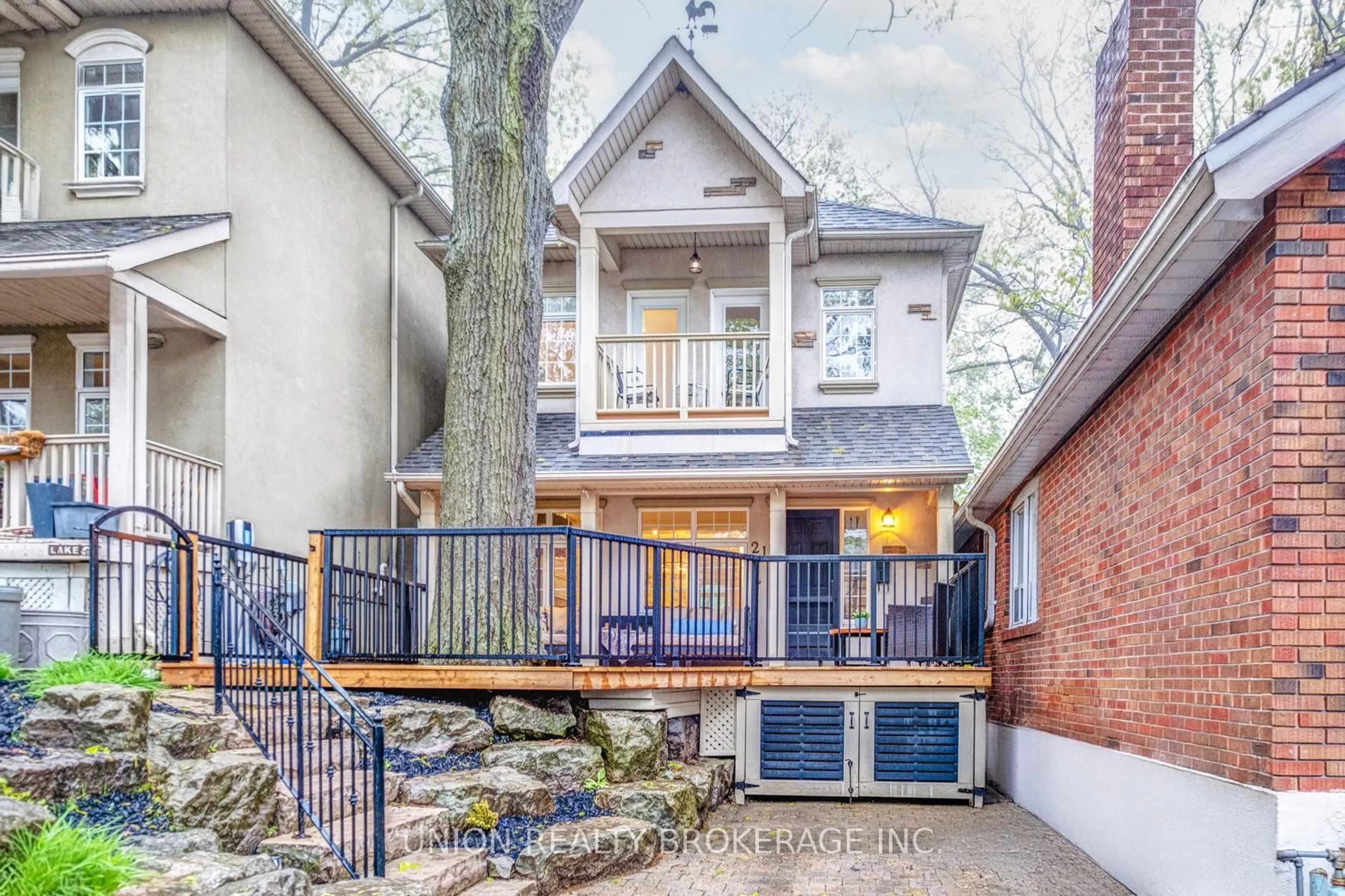 Home with brick exterior material, street for 21 Courcelette Rd, Toronto Ontario M1N 2S9