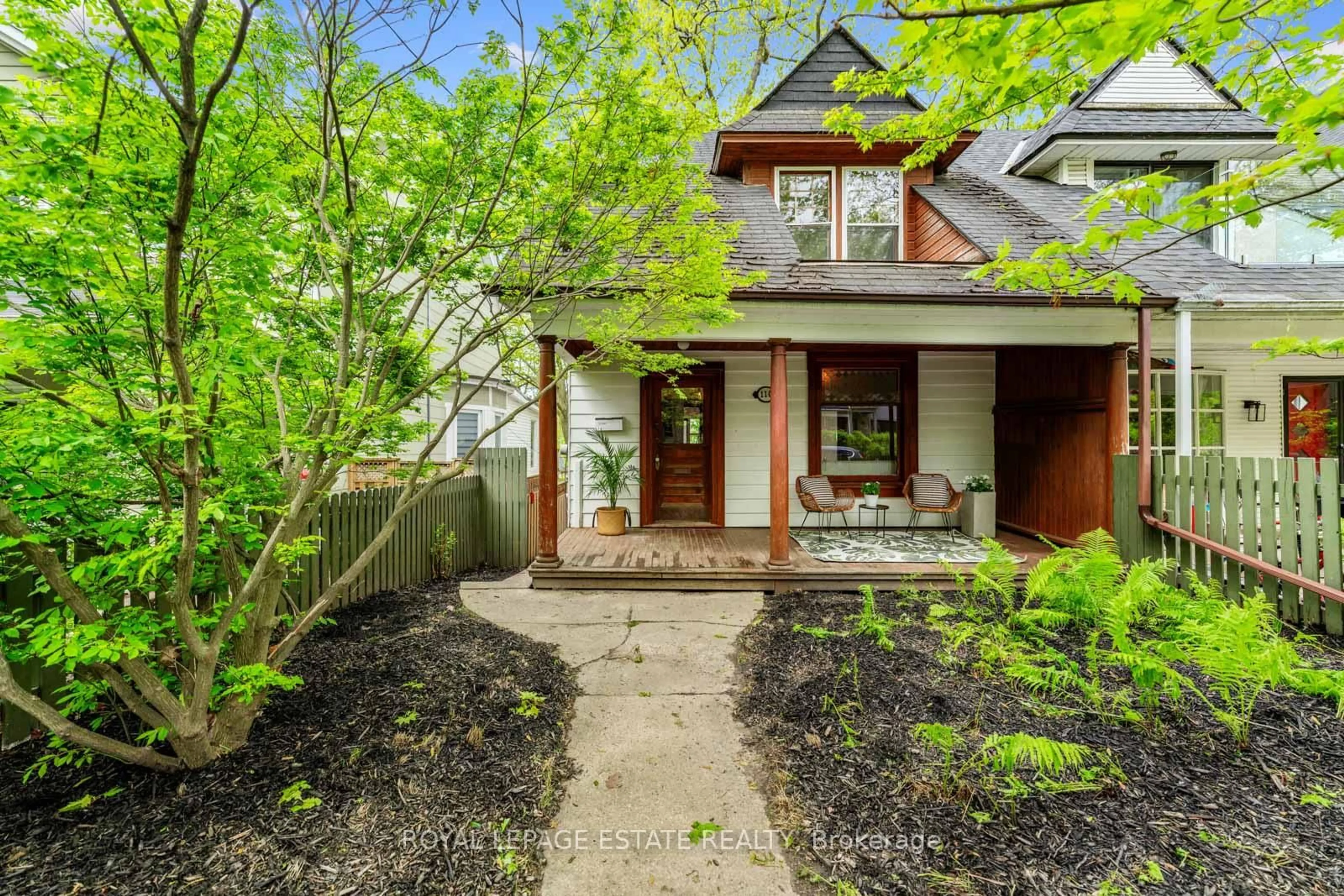 Home with brick exterior material, street for 110 Spruce Hill Rd, Toronto Ontario M4E 3G4