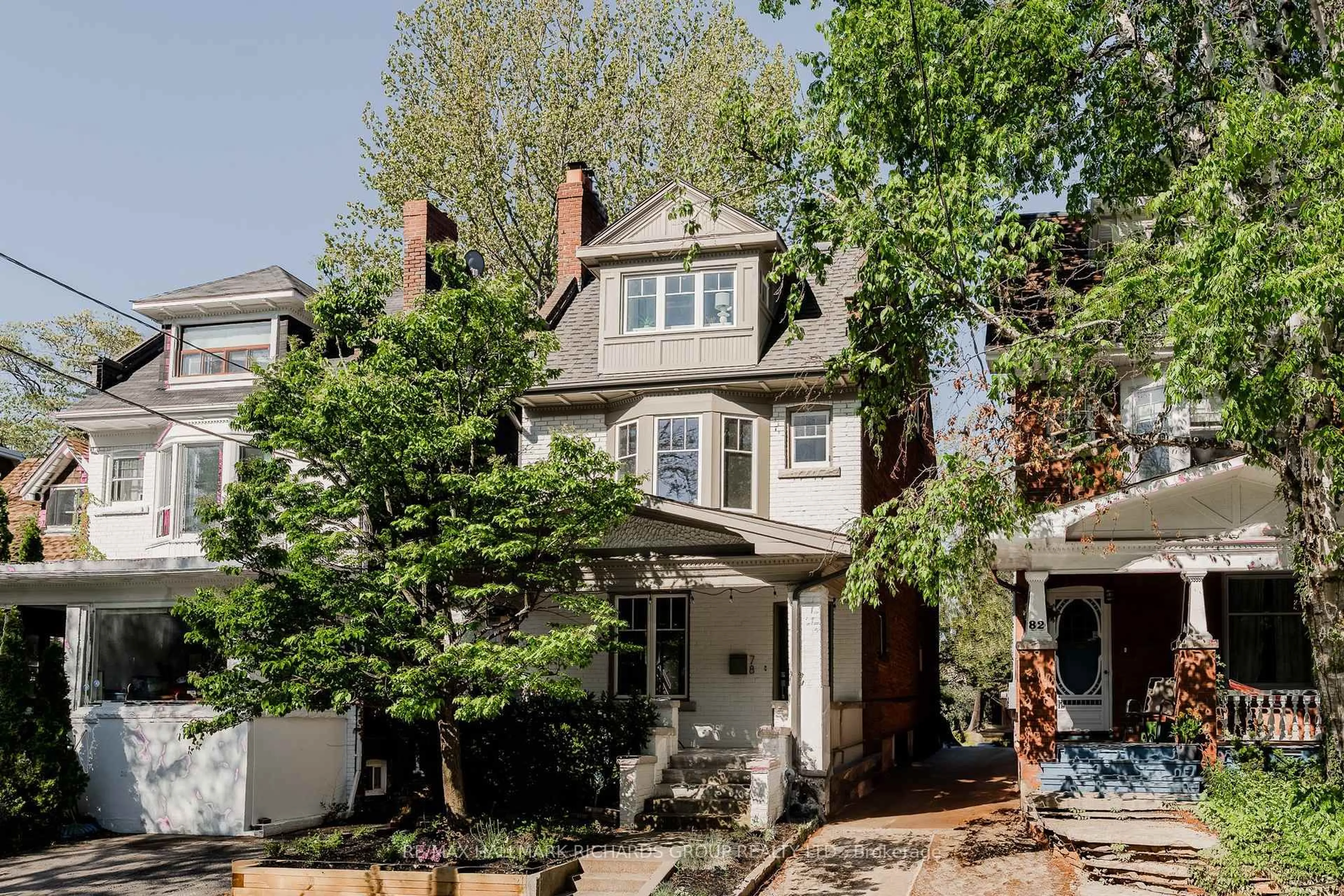 Home with brick exterior material, street for 78 Wheeler Ave, Toronto Ontario M4L 3V2