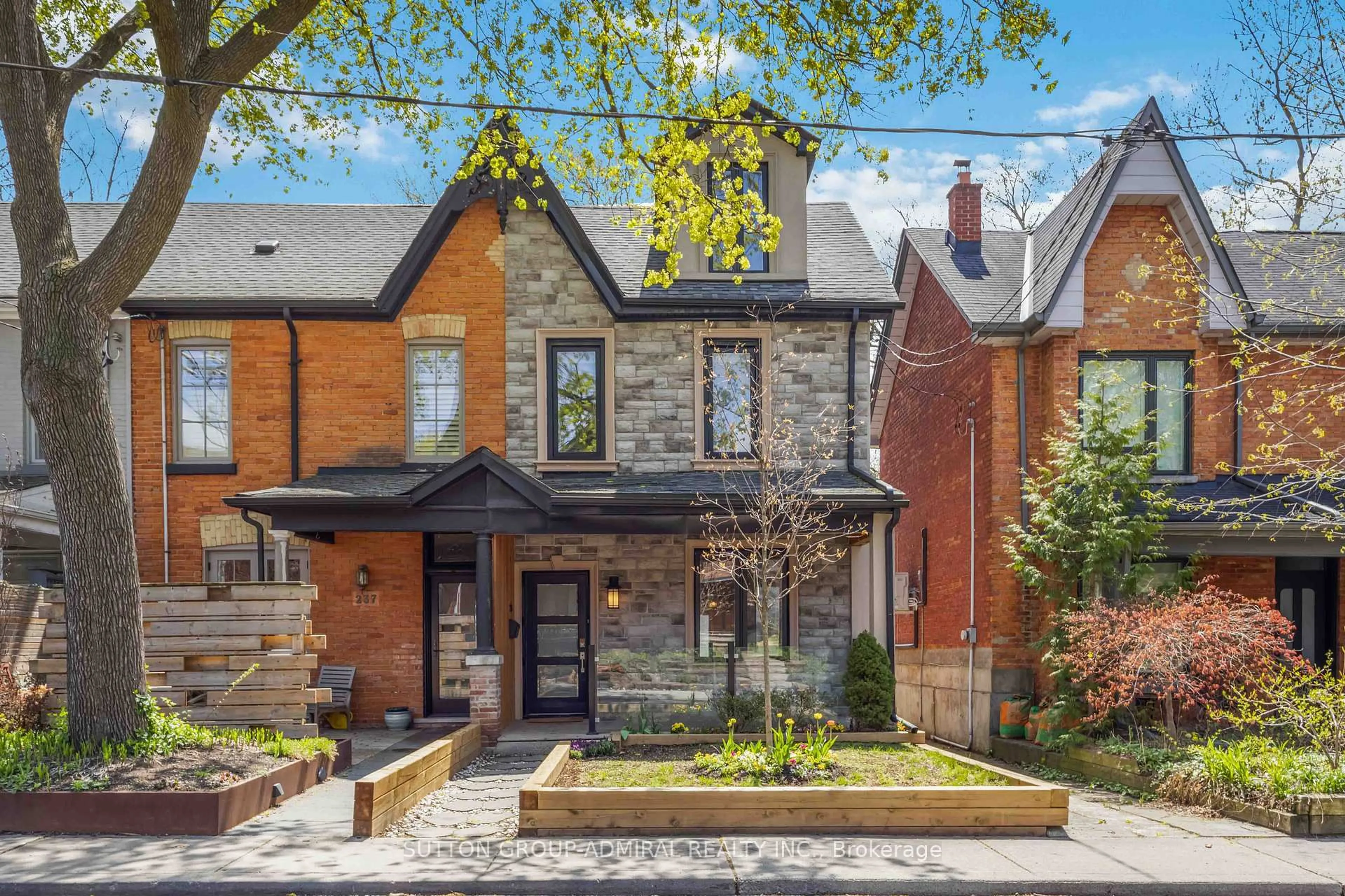 Home with brick exterior material, street for 235 Bain Ave, Toronto Ontario M4K 1G2