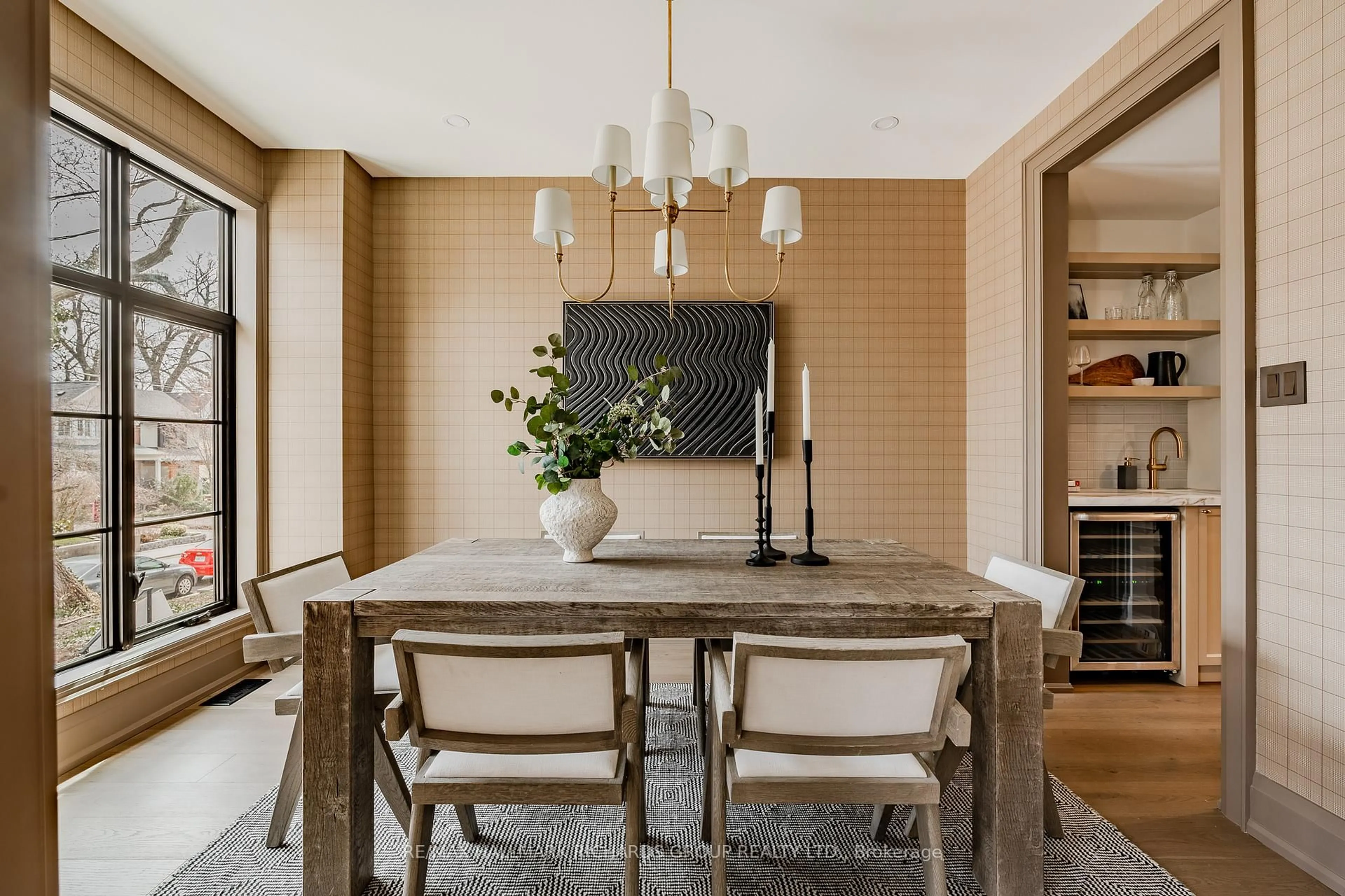Dining room, ceramic/tile floor for 42A Elmer Ave, Toronto Ontario M4L 3R7