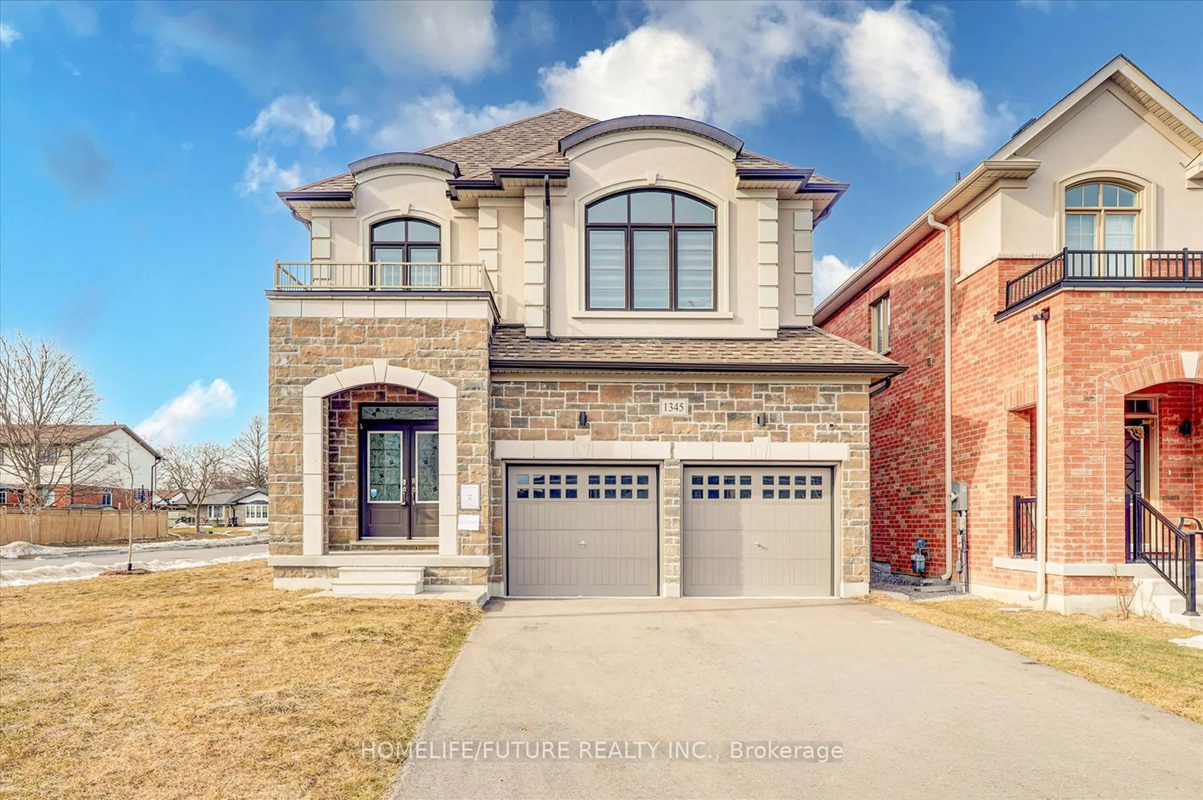 Home with brick exterior material, street for 1345 Apollo St, Oshawa Ontario L1K 3E6
