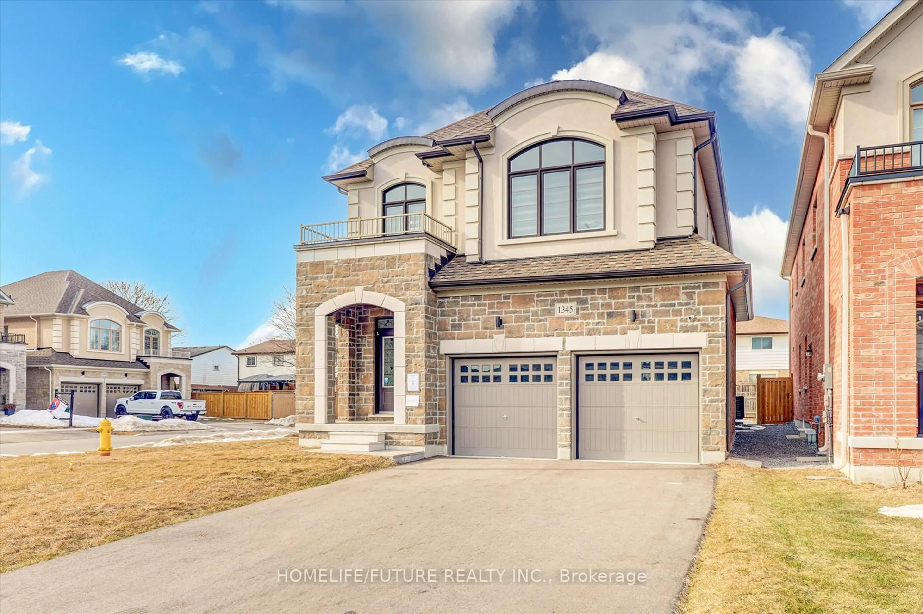 Home with brick exterior material, street for 1345 Apollo St, Oshawa Ontario L1K 3E6
