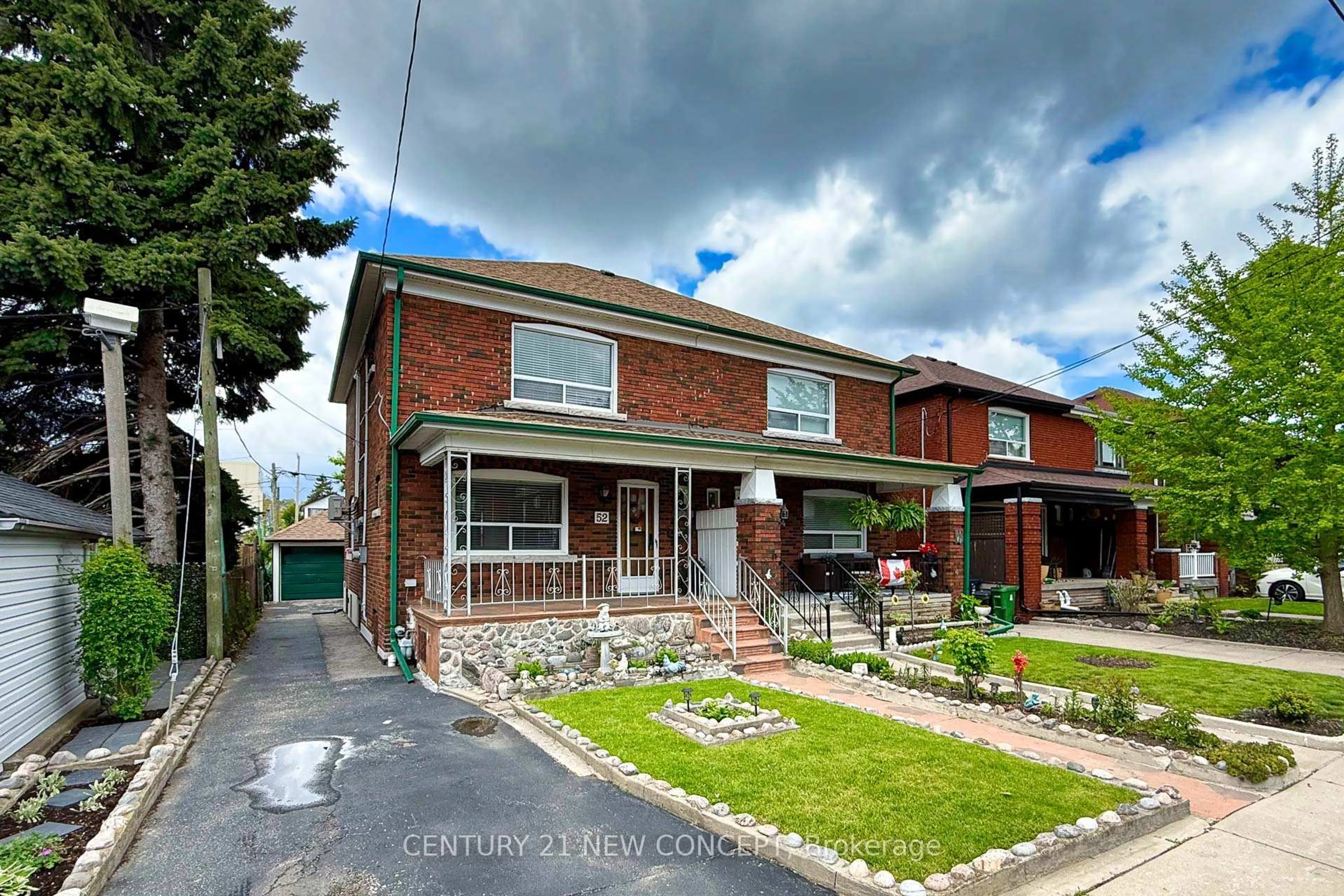 Home with brick exterior material, street for 52 Frankdale Ave, Toronto Ontario M4J 4A2