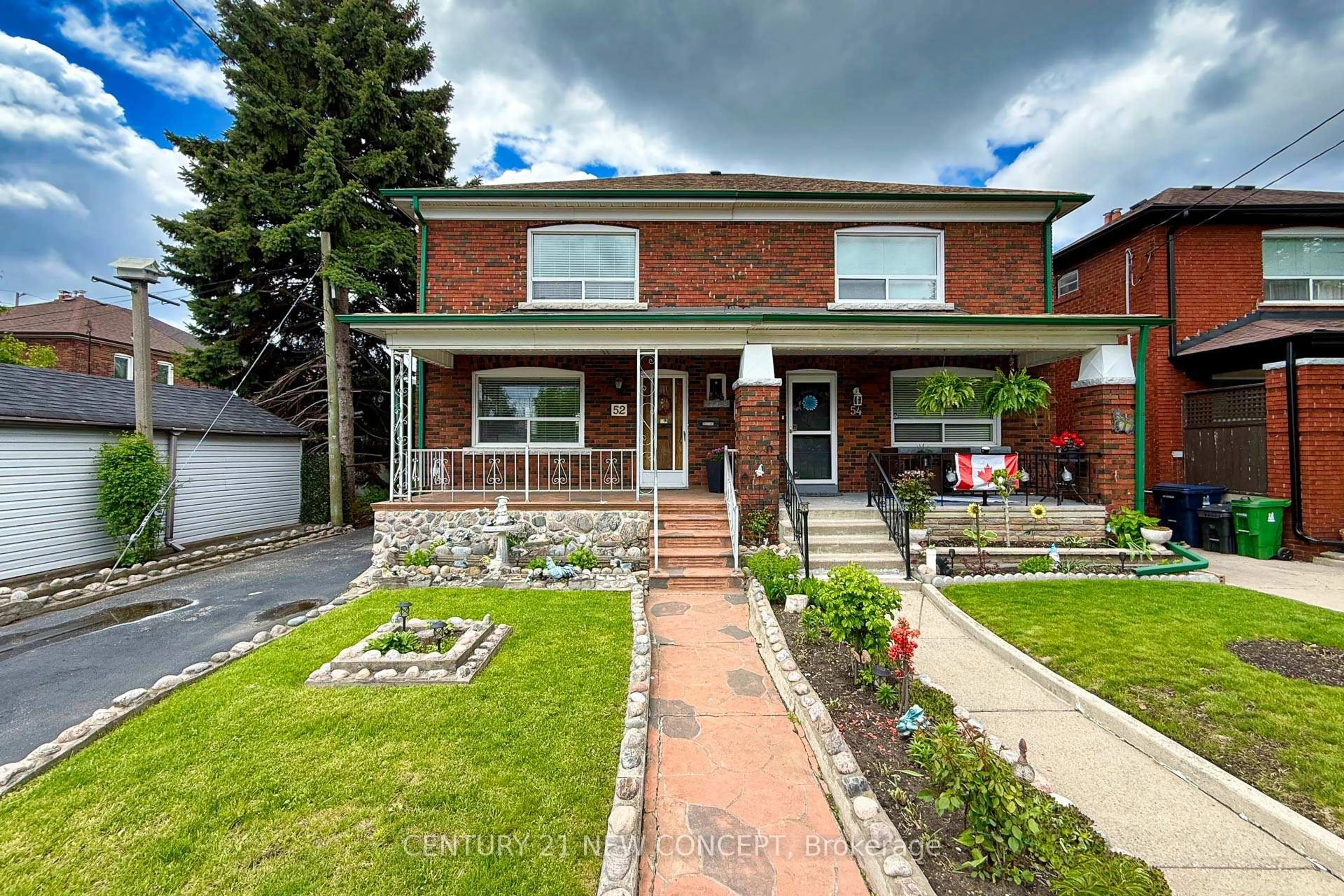 Home with brick exterior material, street for 52 Frankdale Ave, Toronto Ontario M4J 4A2