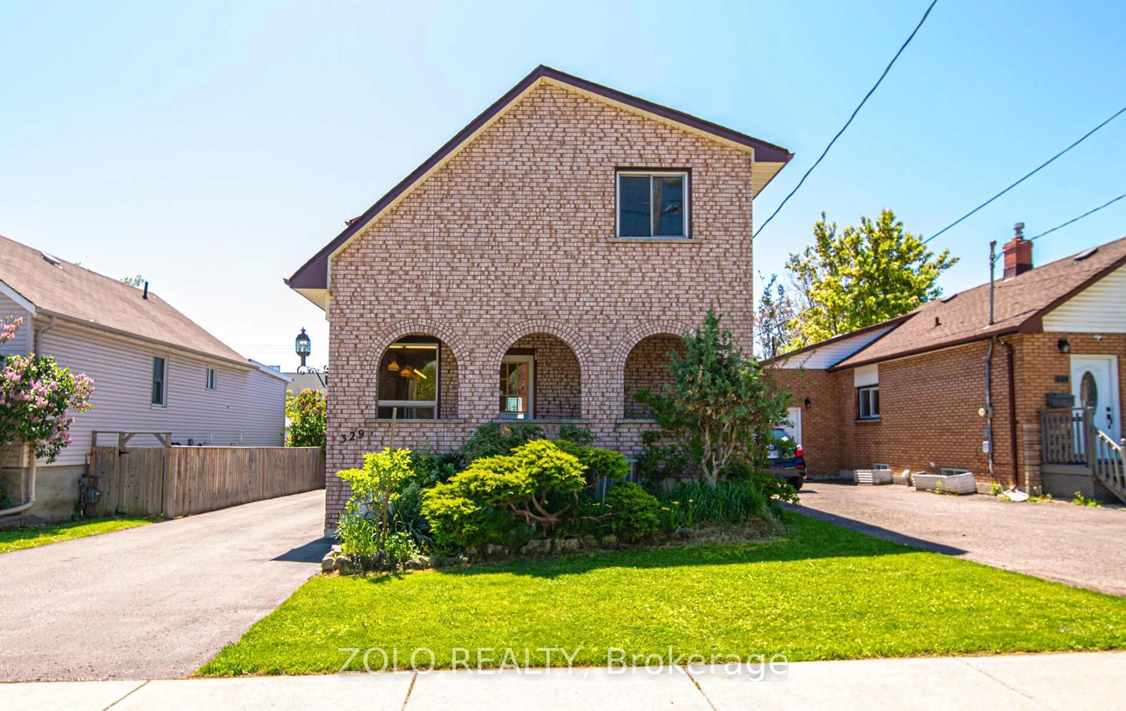 Home with brick exterior material, street for 329 Buena Vista Ave, Oshawa Ontario L1J 2M6