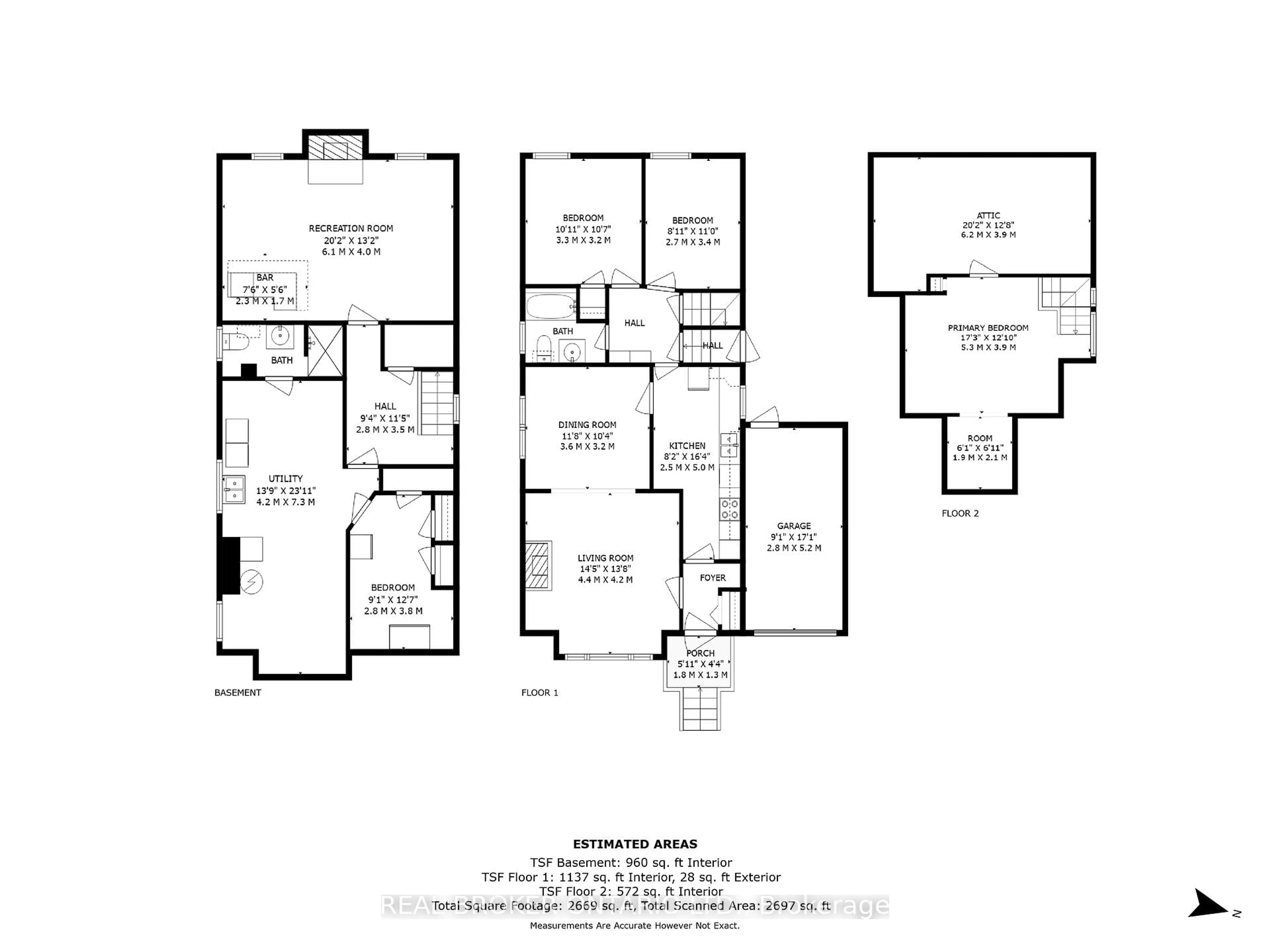 Floor plan for 882 Coxwell Ave, Toronto Ontario M4C 3G2
