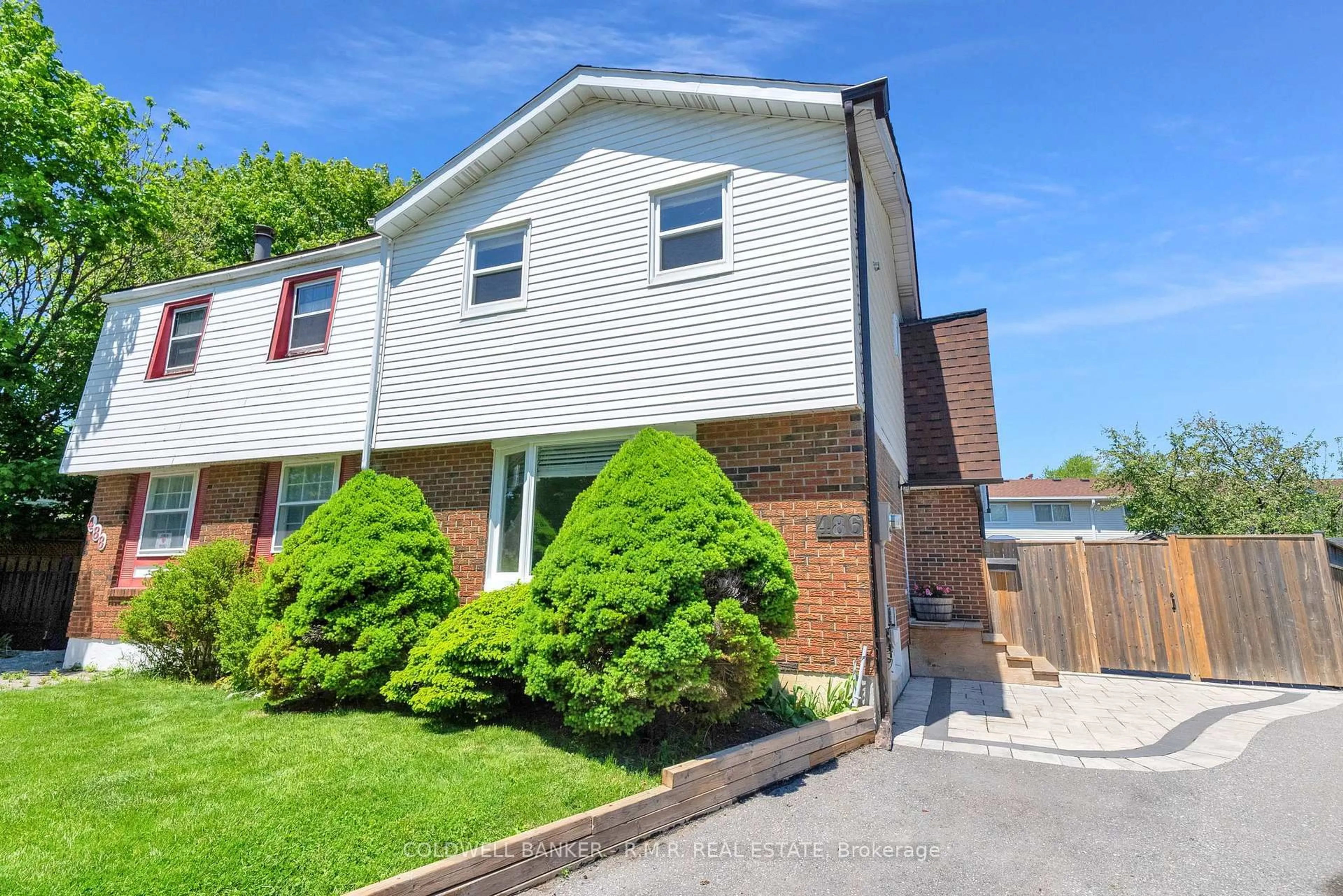 Home with brick exterior material, street for 486 Neptune Crt, Oshawa Ontario L1J 6E1