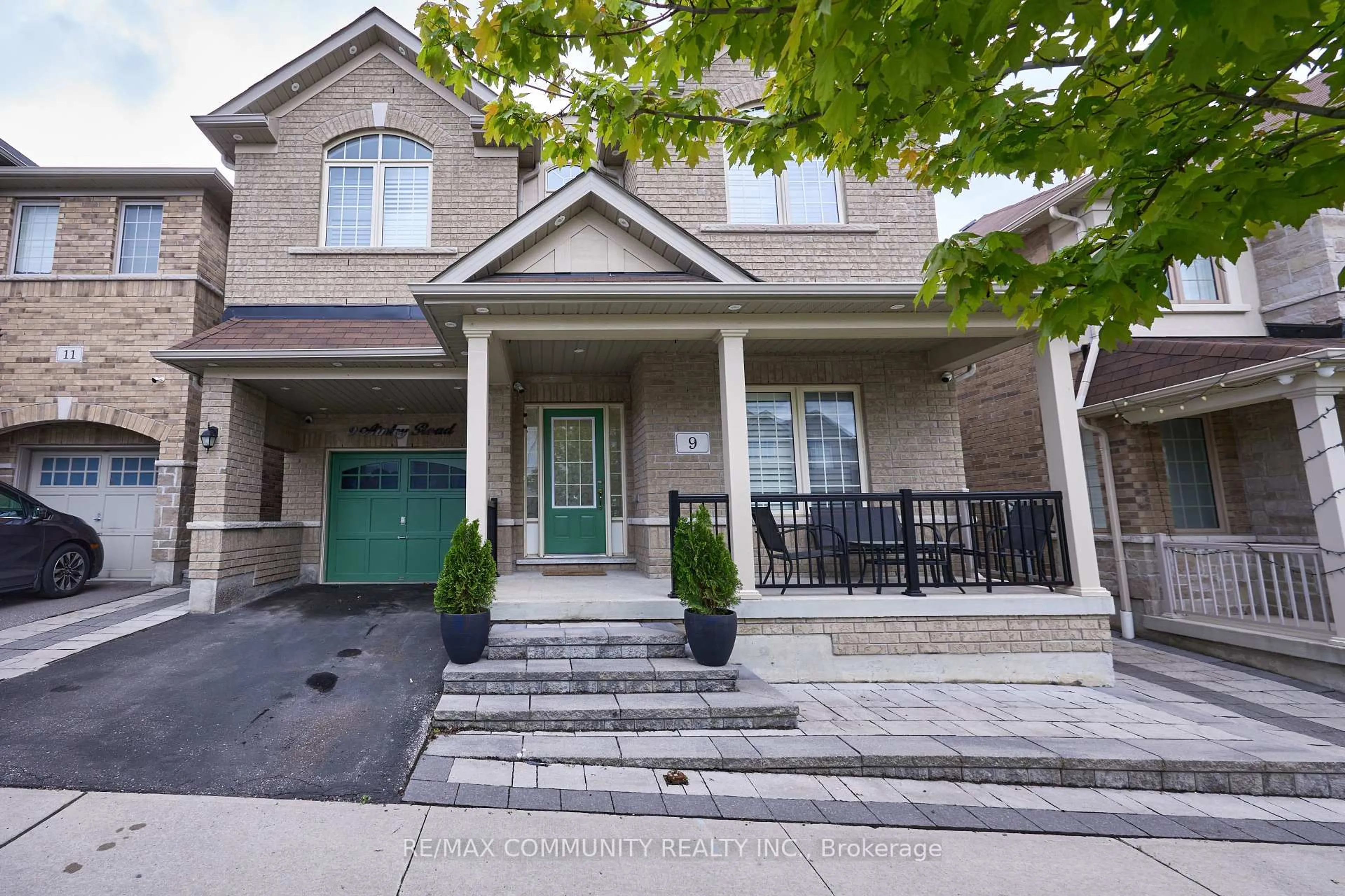 Home with brick exterior material, street for 9 Ainley Rd, Ajax Ontario L1Z 0S4