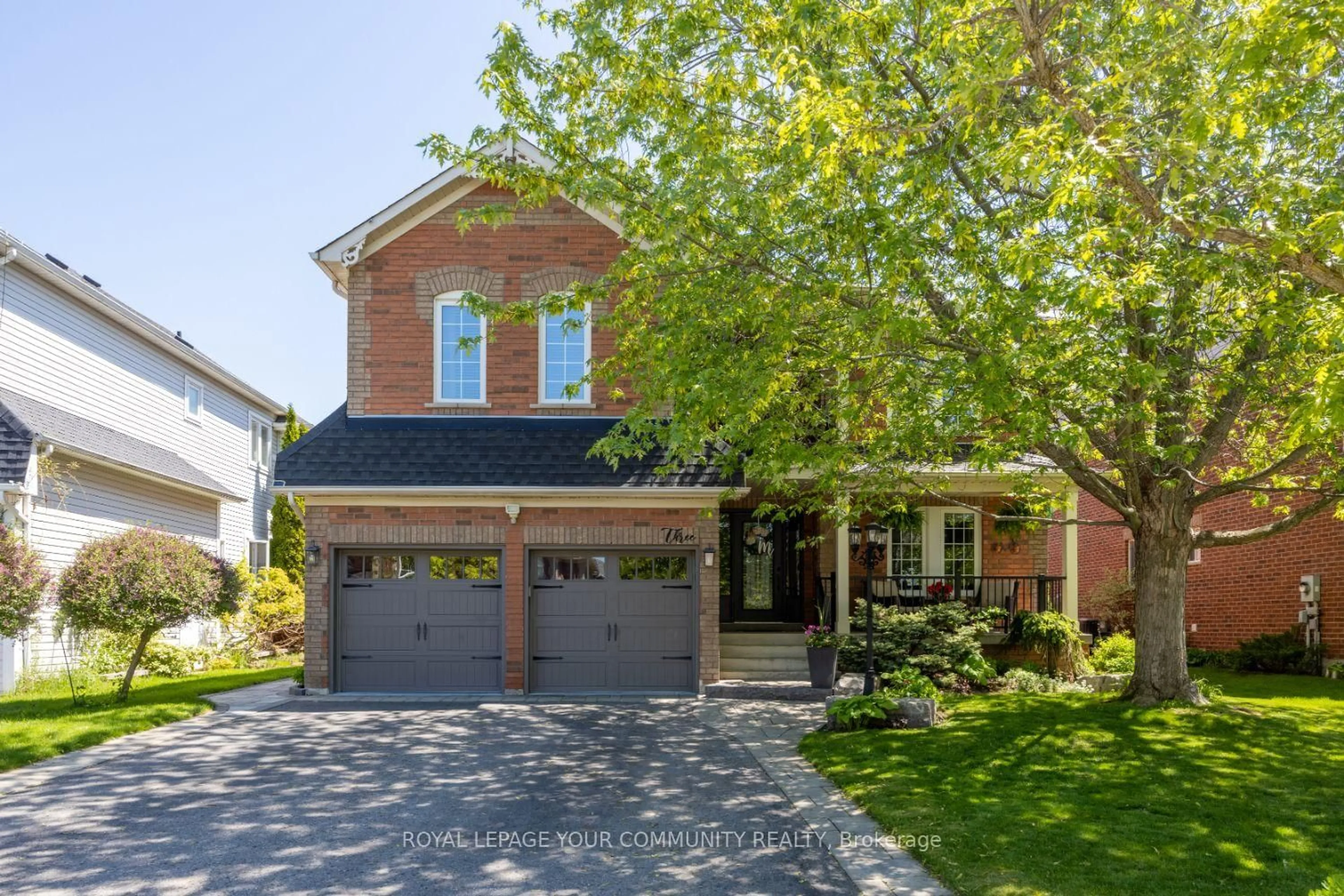 Home with brick exterior material, street for 3 Briggs Cres, Whitby Ontario L1M 2E8