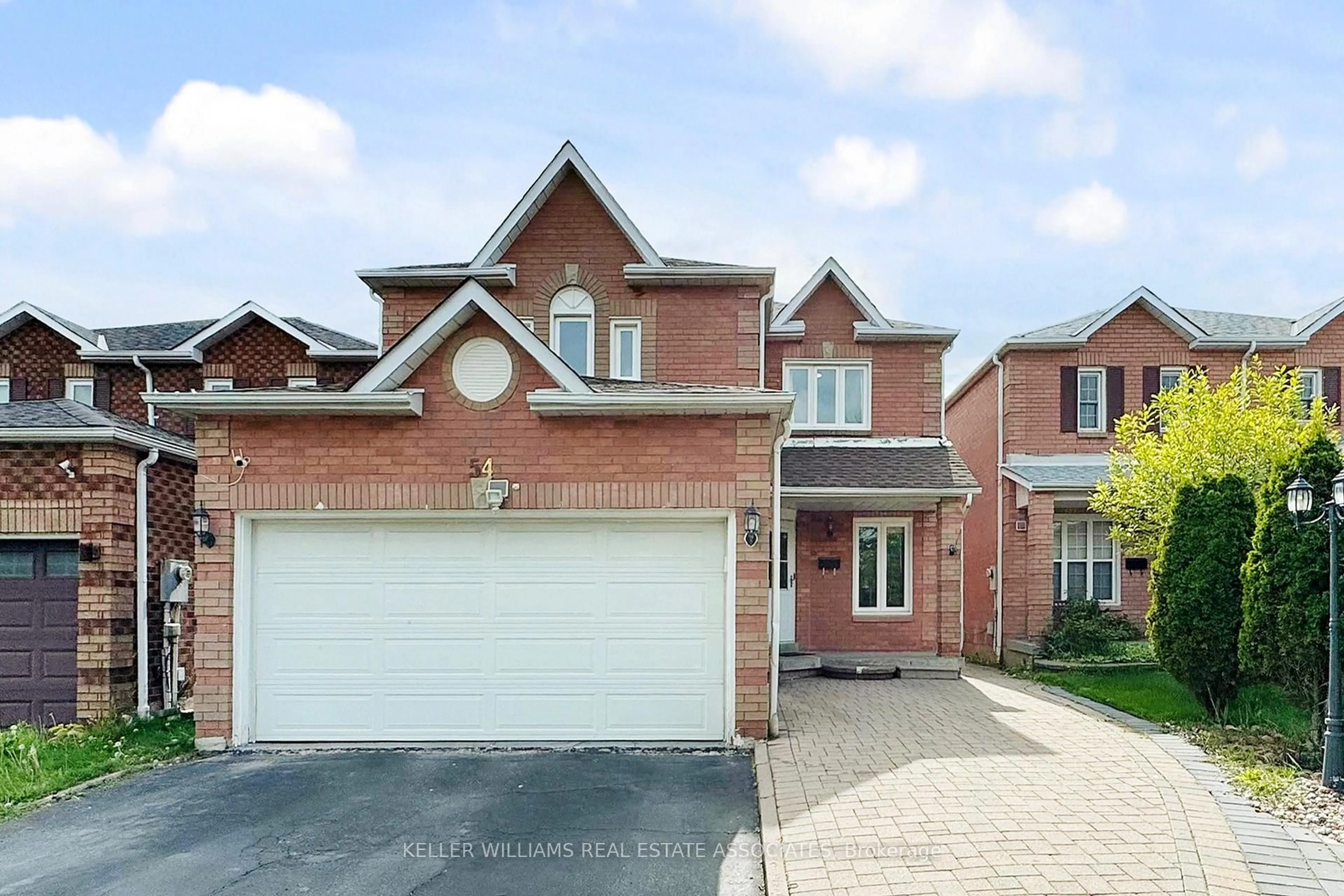 Home with brick exterior material, street for 54 Harkins Dr, Ajax Ontario L1T 3V1