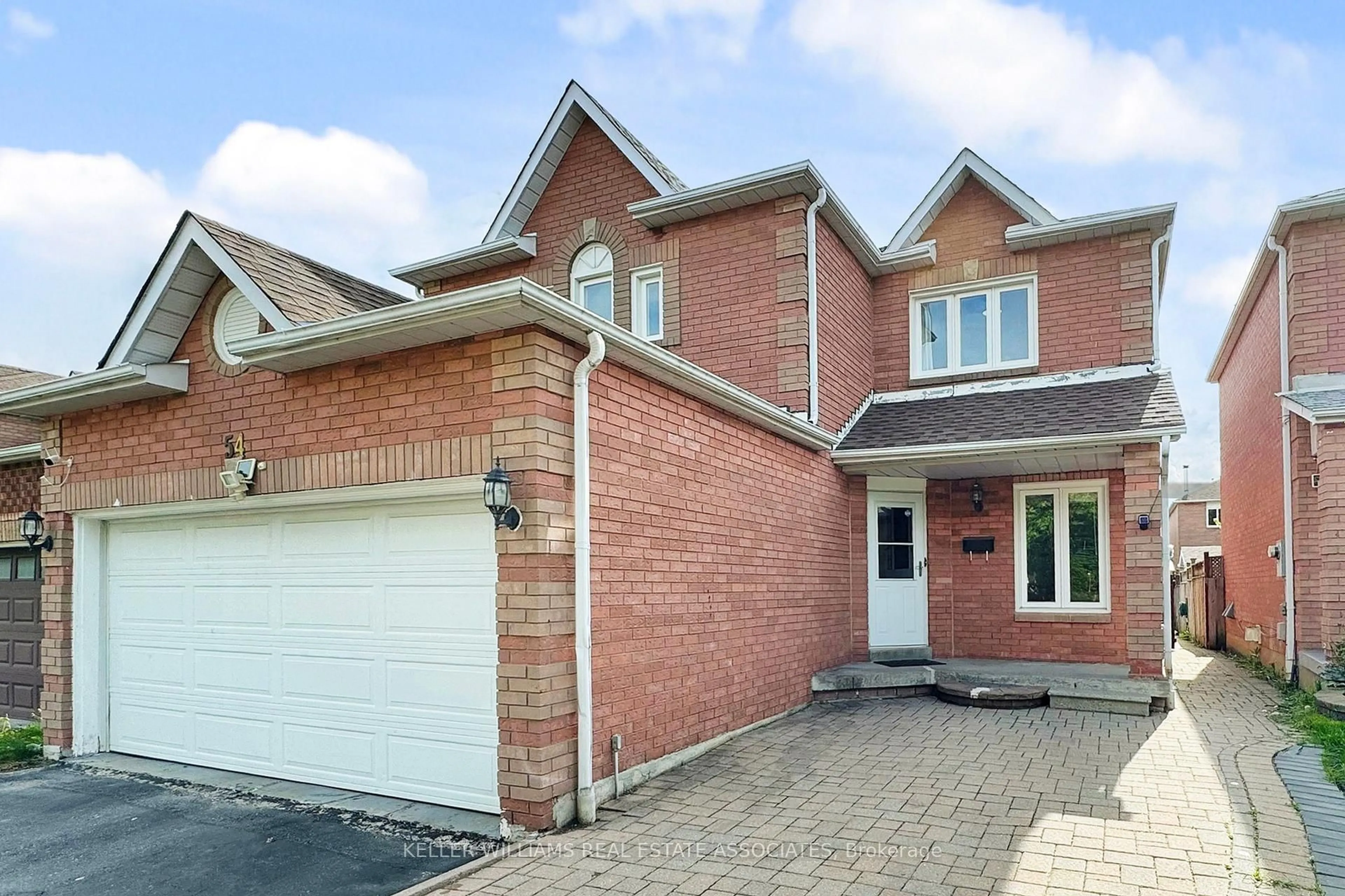 Home with brick exterior material, street for 54 Harkins Dr, Ajax Ontario L1T 3V1