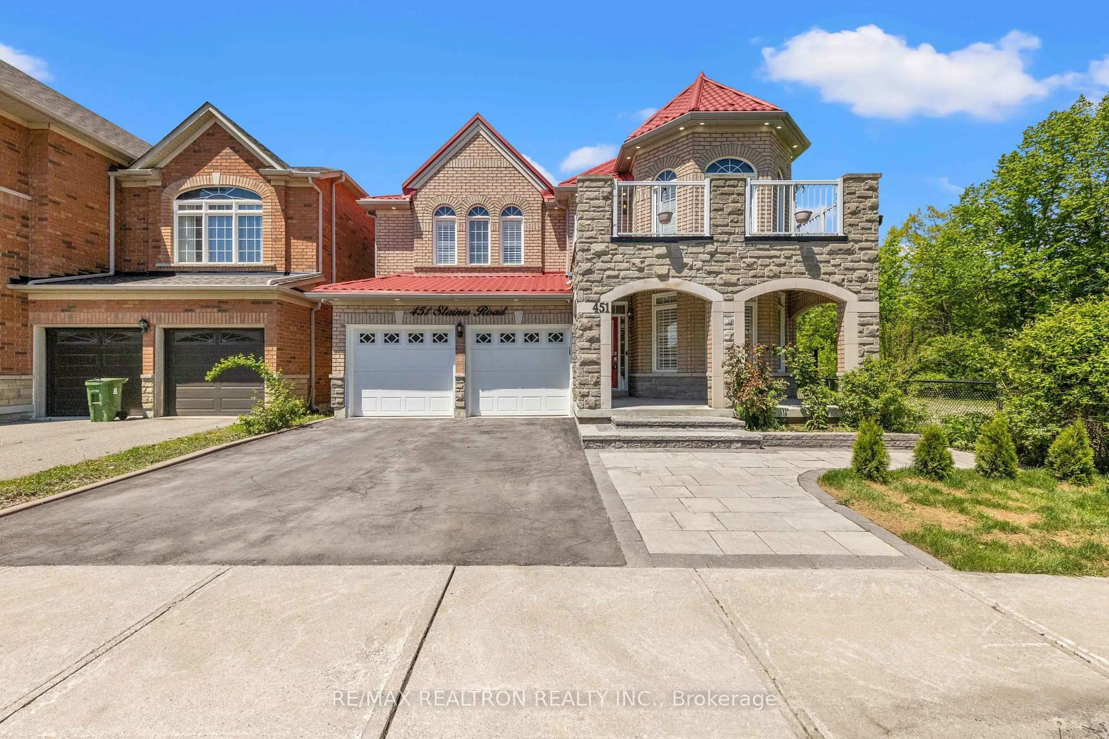 Home with brick exterior material, street for 451 Staines Rd, Toronto Ontario M1X 2B9
