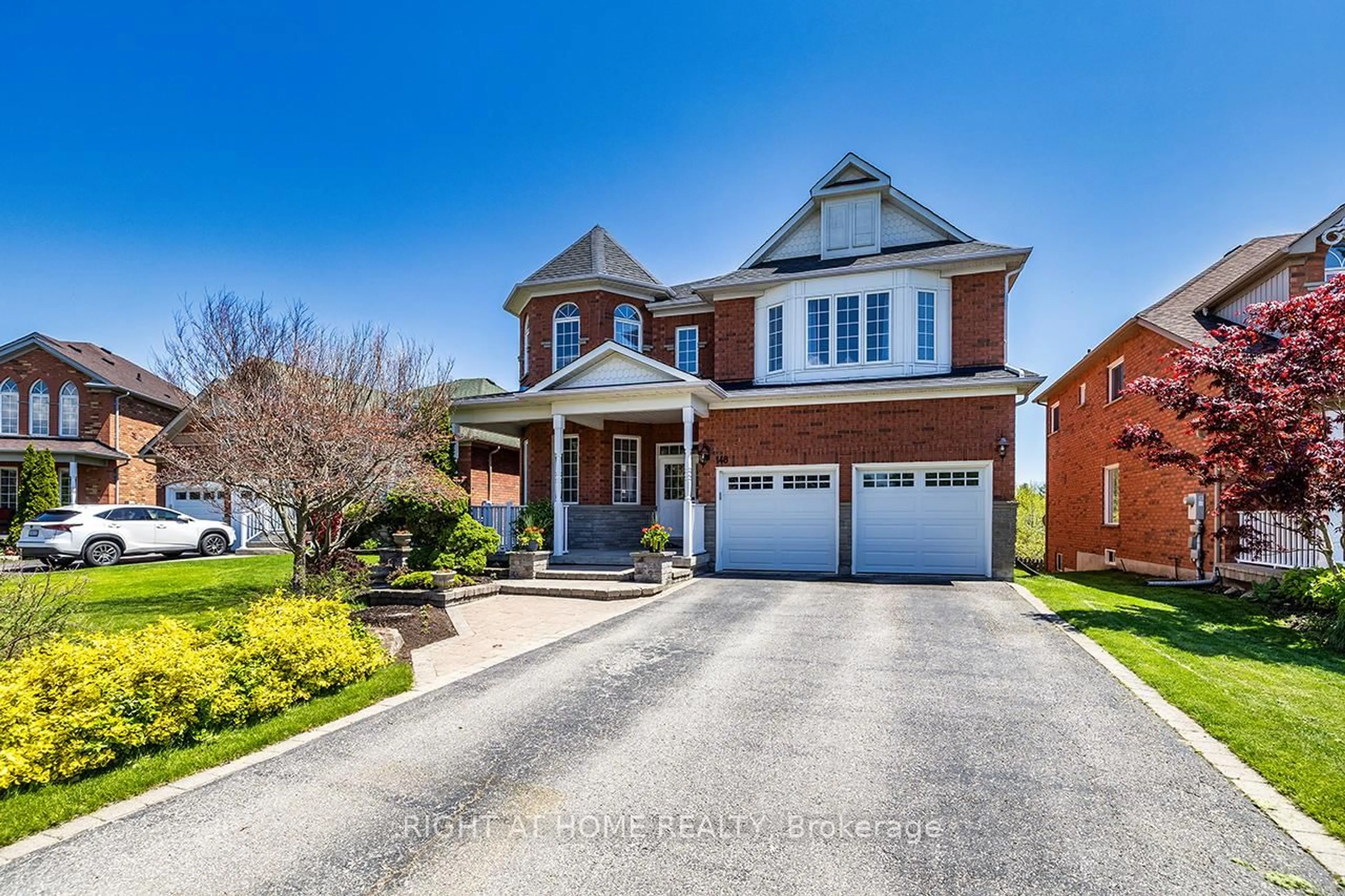 Home with brick exterior material, street for 148 Brookhouse Dr, Clarington Ontario L1B 1N9