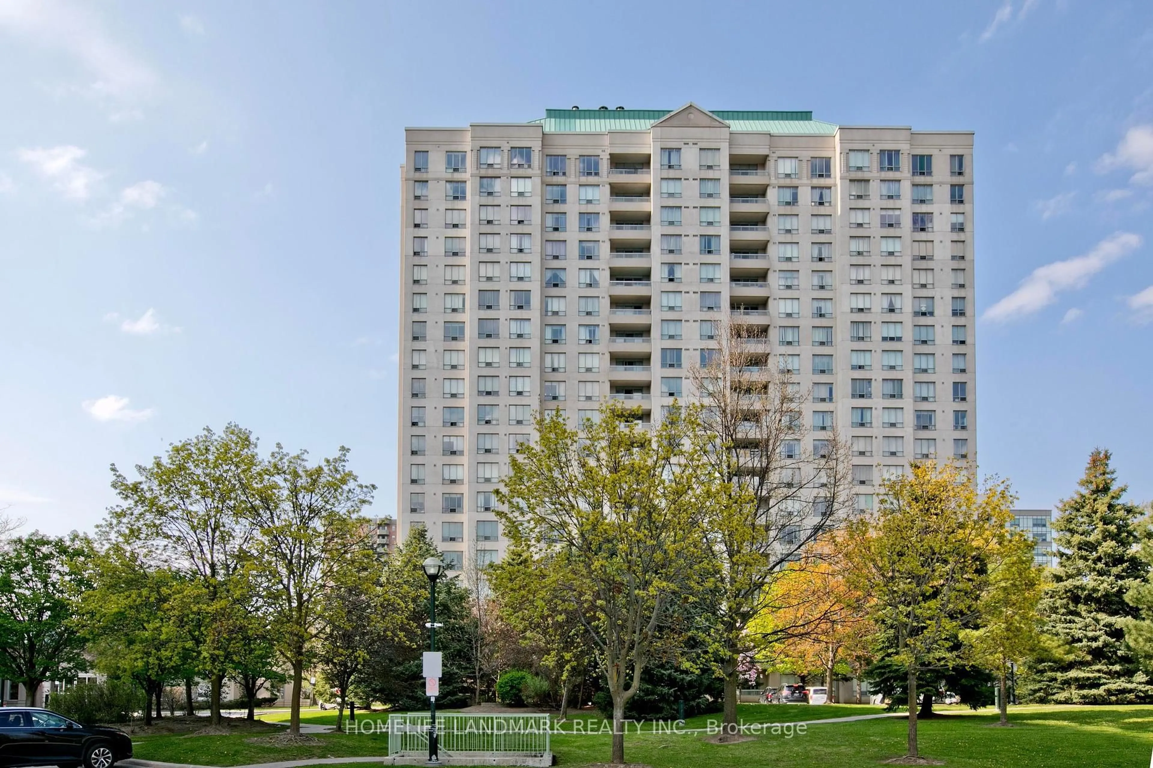 Patio, building for 5039 Finch Ave #1610, Toronto Ontario M1S 5J9