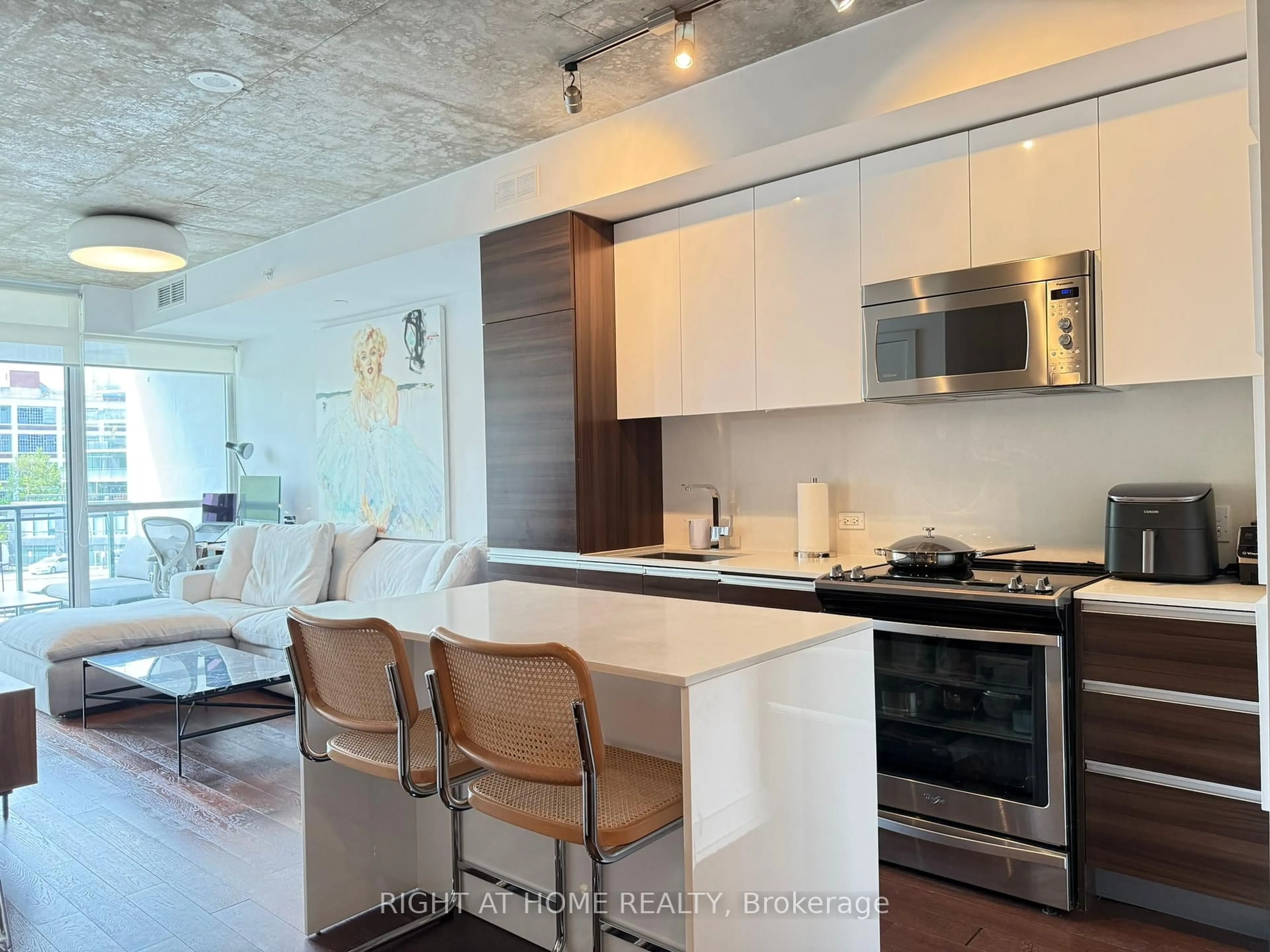 Open concept kitchen, unknown for 1238 Dundas St #307, Toronto Ontario M4M 0C5