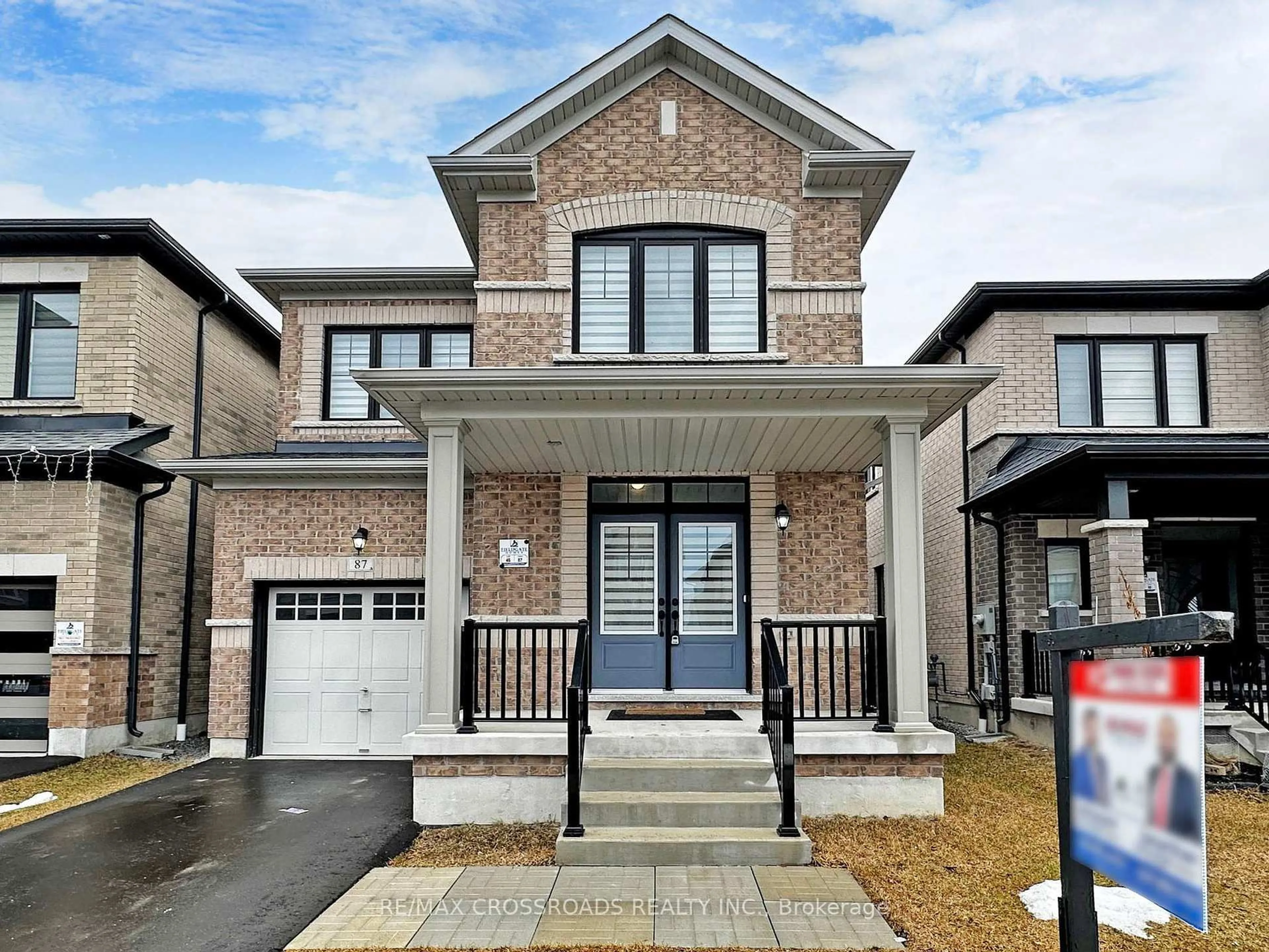 Home with brick exterior material, street for 87 Conarty Cres, Whitby Ontario L1P 2A9