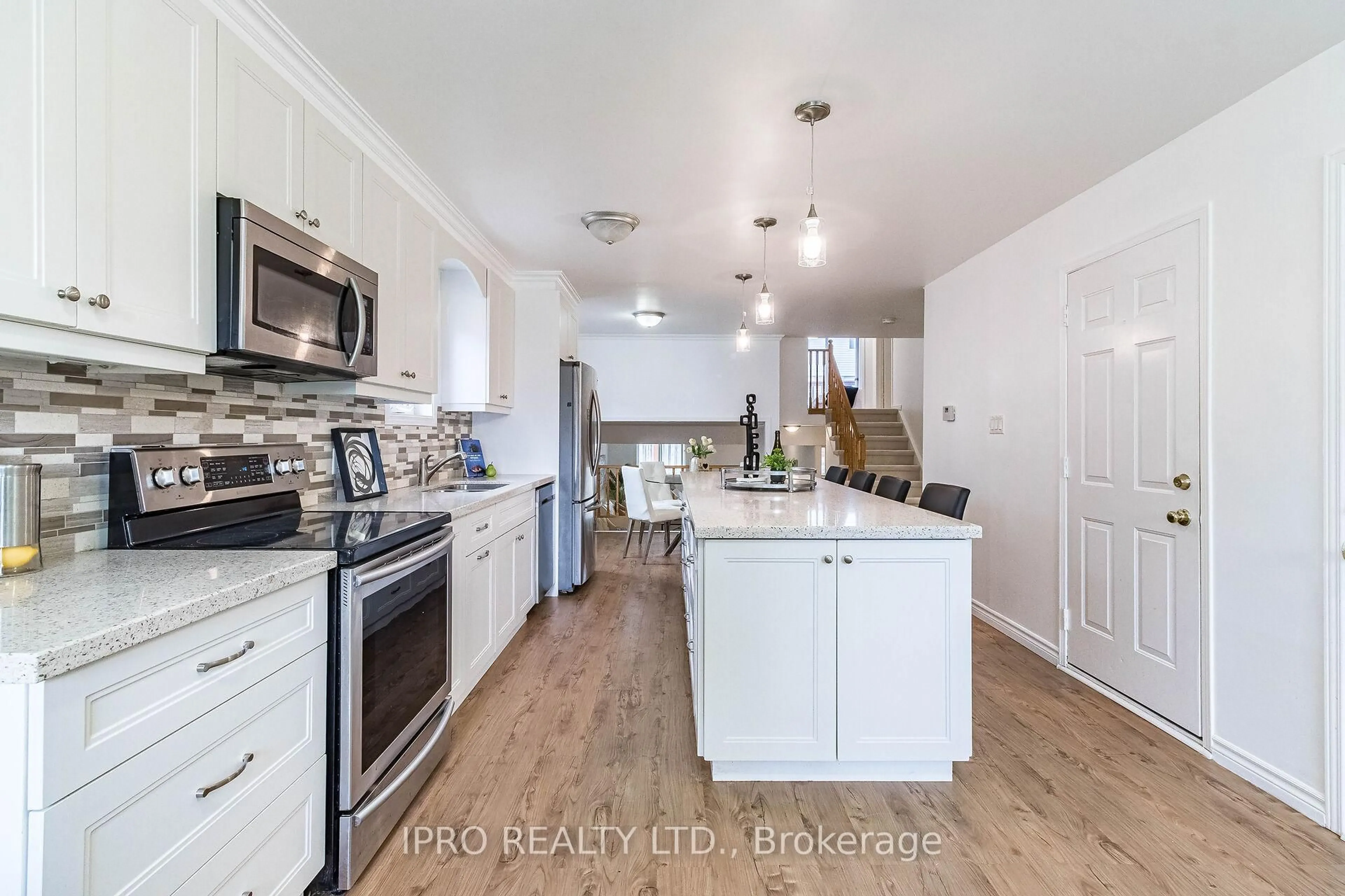 Open concept kitchen, unknown for 57 Bushford St, Clarington Ontario L1E 2Y5