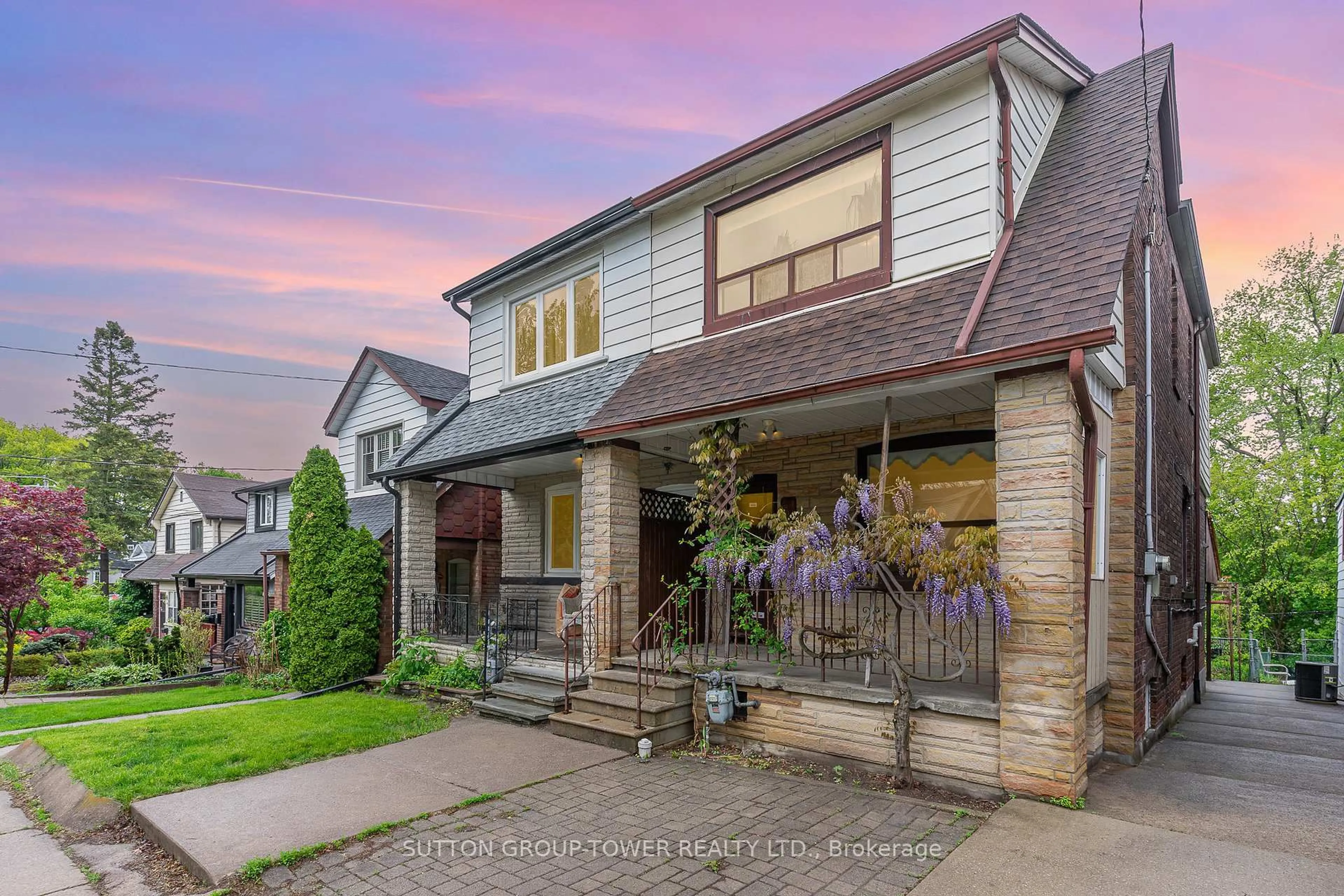 Home with brick exterior material, street for 50 East Lynn Ave, Toronto Ontario M4C 3X2