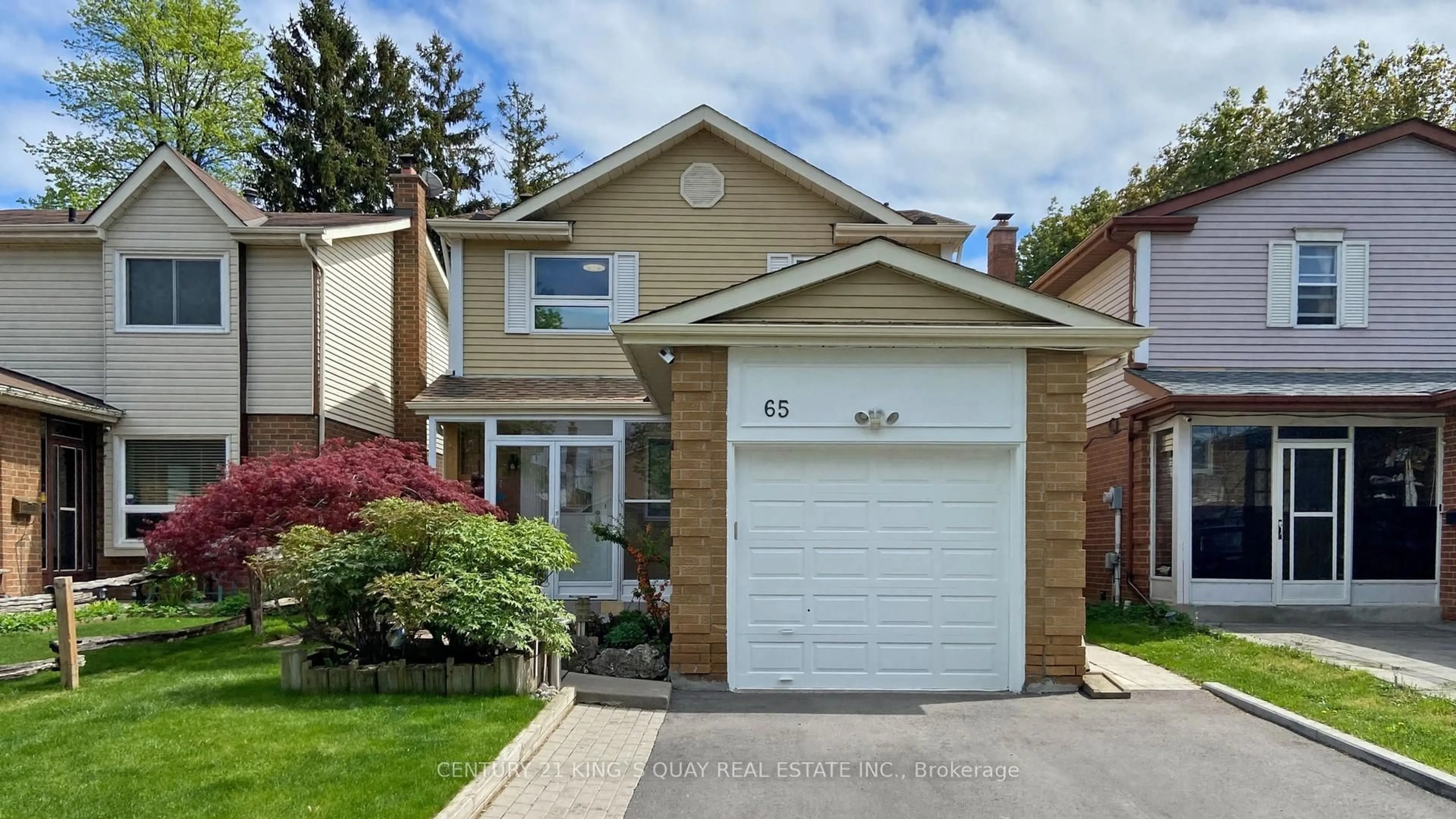 Home with brick exterior material, street for 65 Oakhaven Dr, Toronto Ontario M1V 1X8