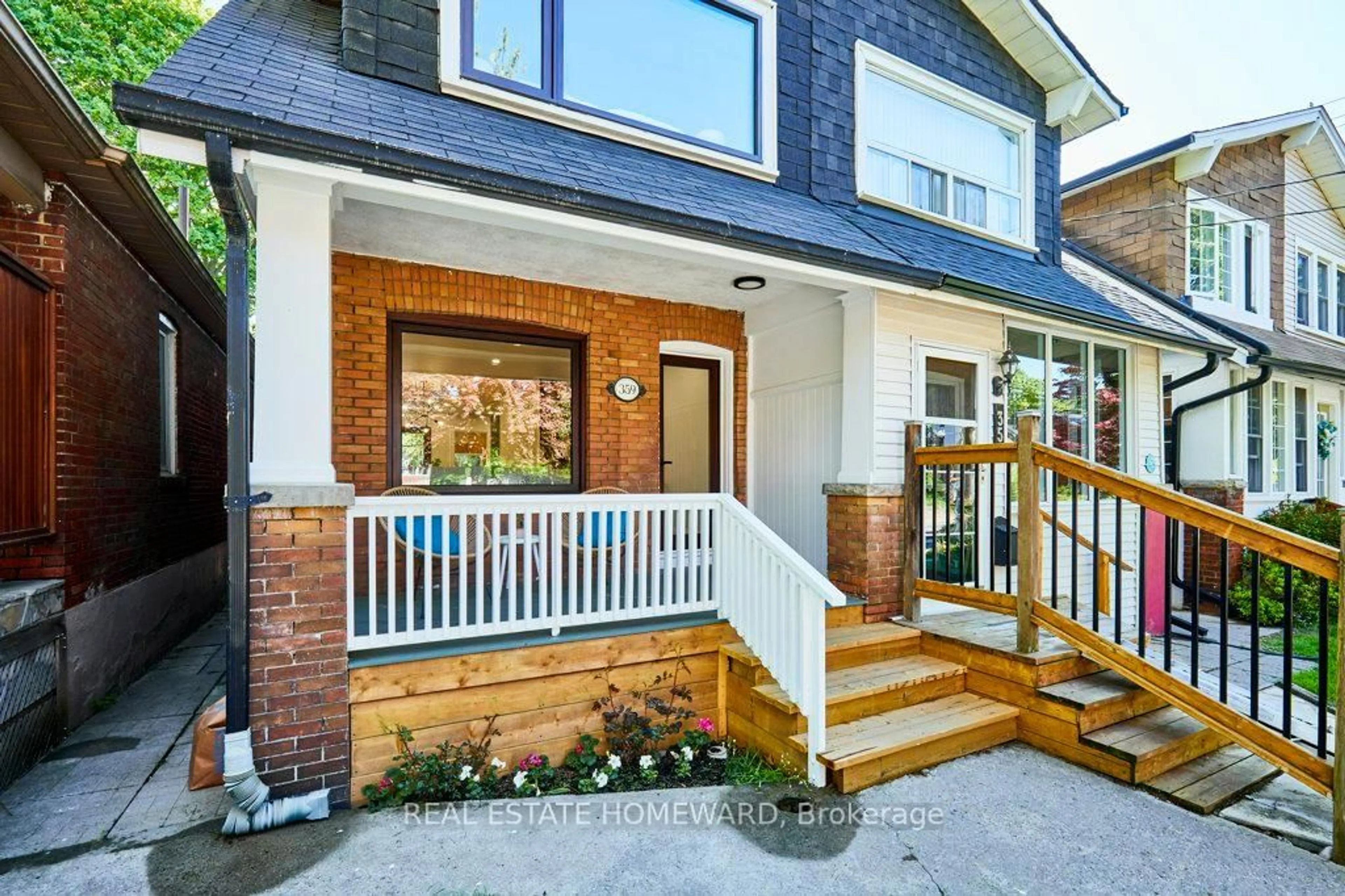 Home with brick exterior material, street for 359 Scarborough Rd, Toronto Ontario M4E 3N1