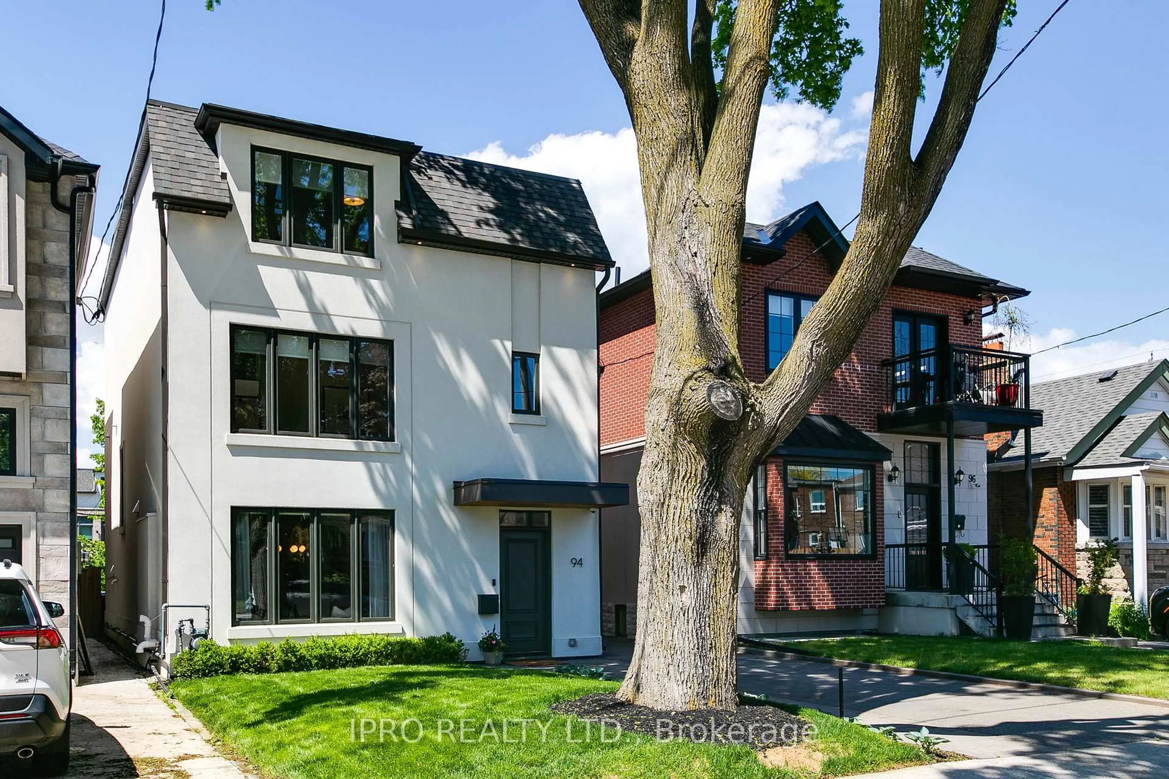 Home with brick exterior material, street for 94 Kings Park Blvd, Toronto Ontario M4J 2C3