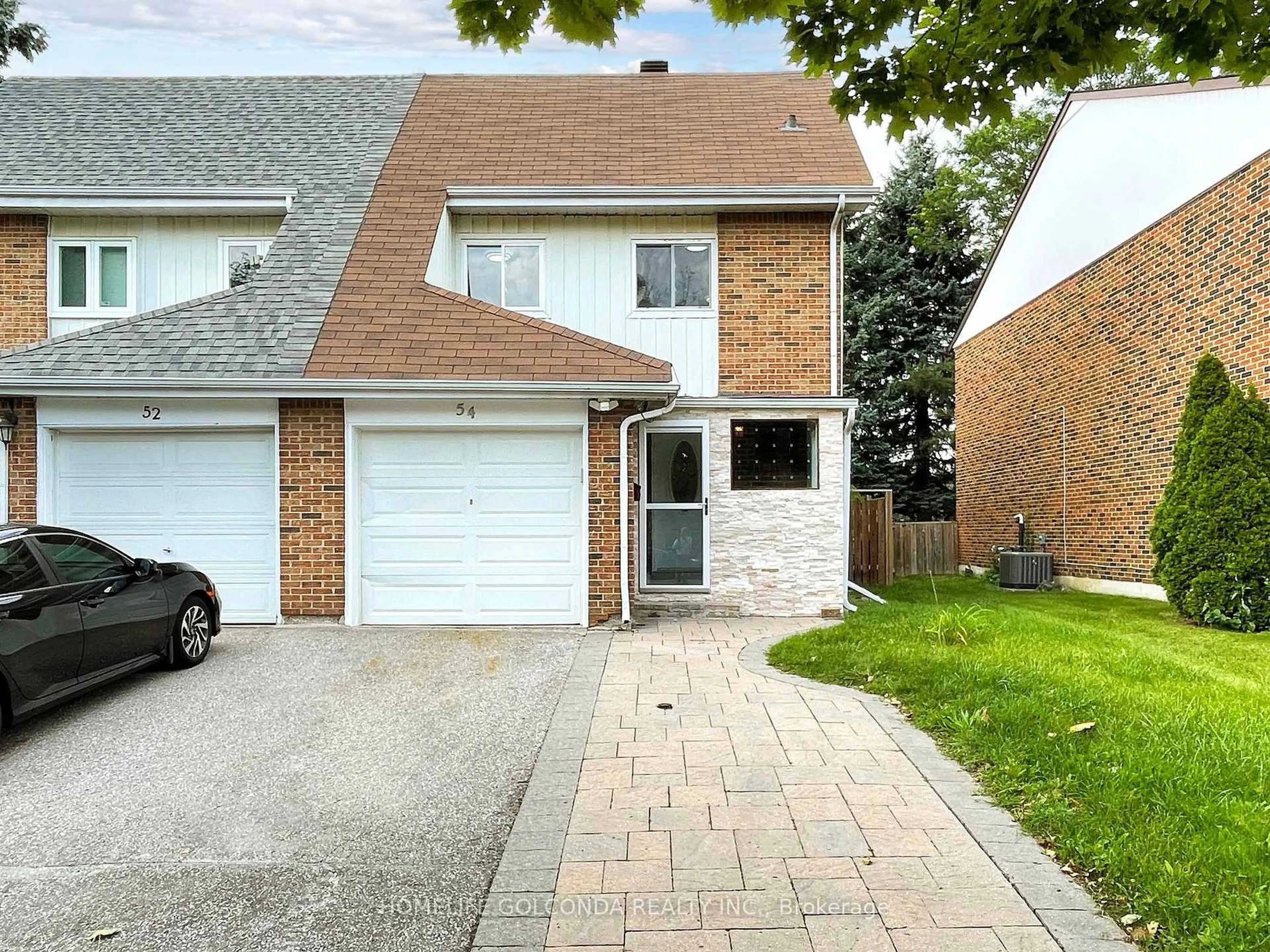 Home with brick exterior material, street for 54 Homedale Dr, Toronto Ontario M1V 1M2