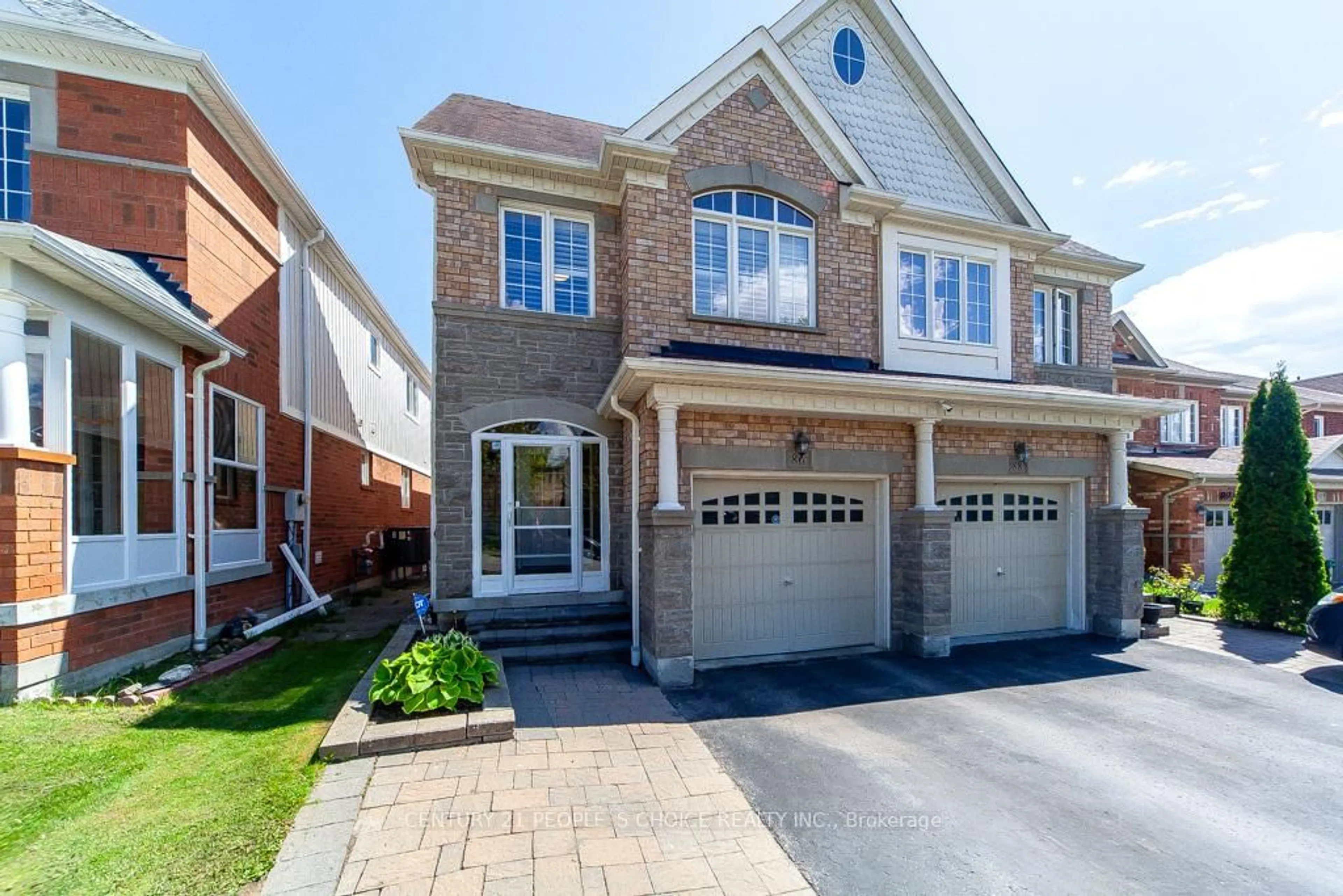 Home with brick exterior material, street for 86 Tozer Cres, Ajax Ontario L1T 5A2
