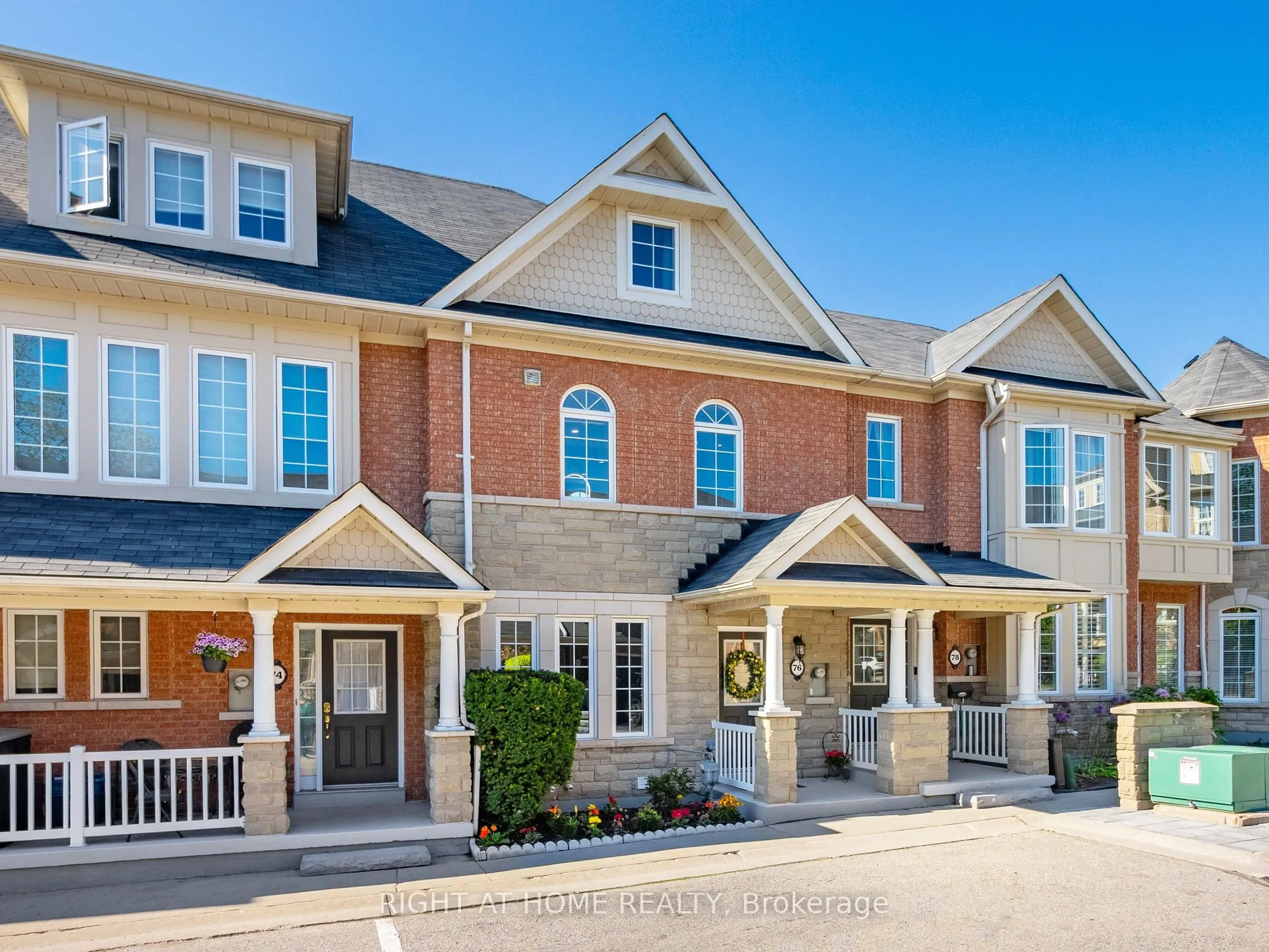 Home with brick exterior material, street for 76 Torr Lane, Ajax Ontario L1S 7M9