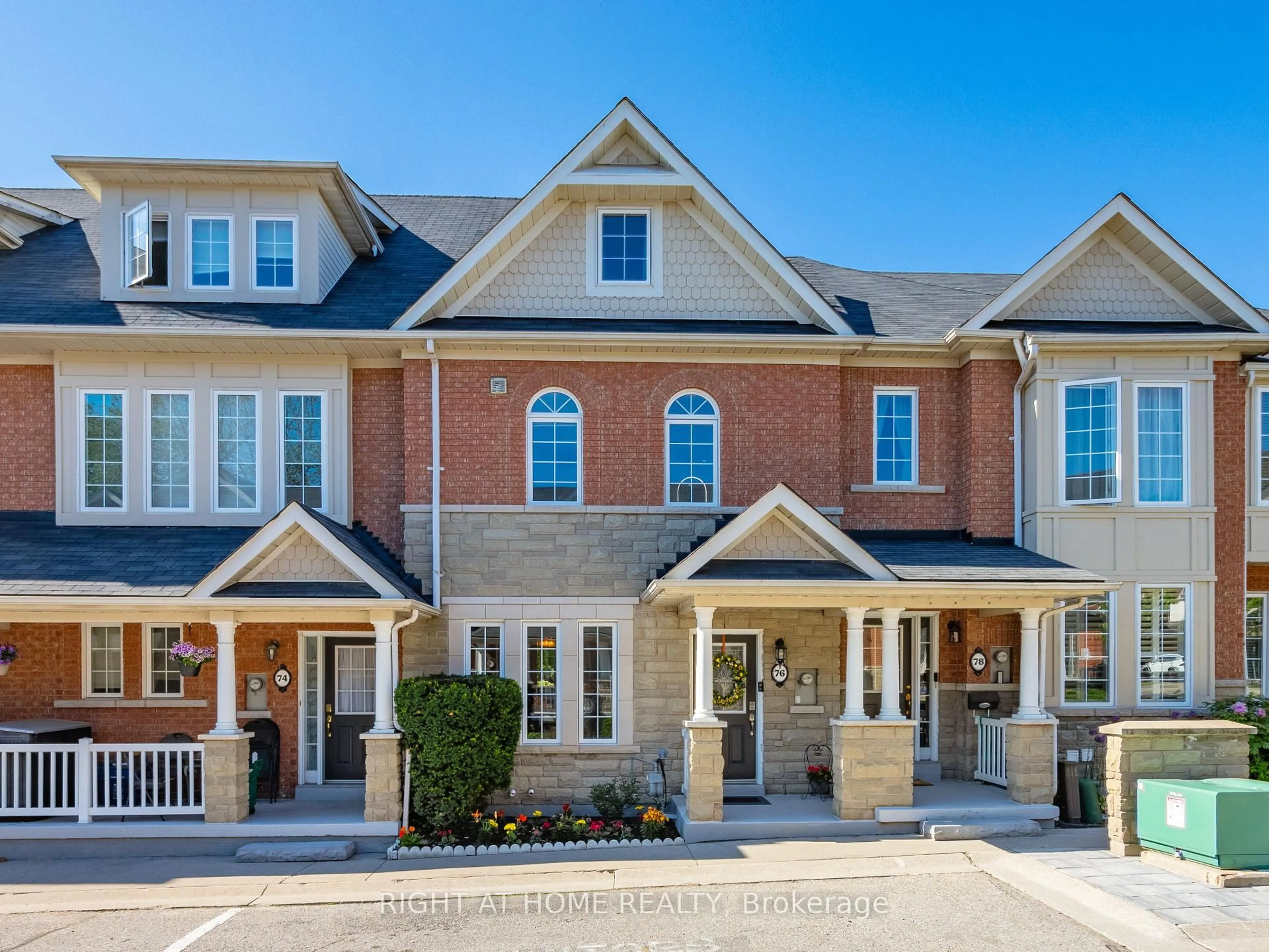 Home with brick exterior material, street for 76 Torr Lane, Ajax Ontario L1S 7M9