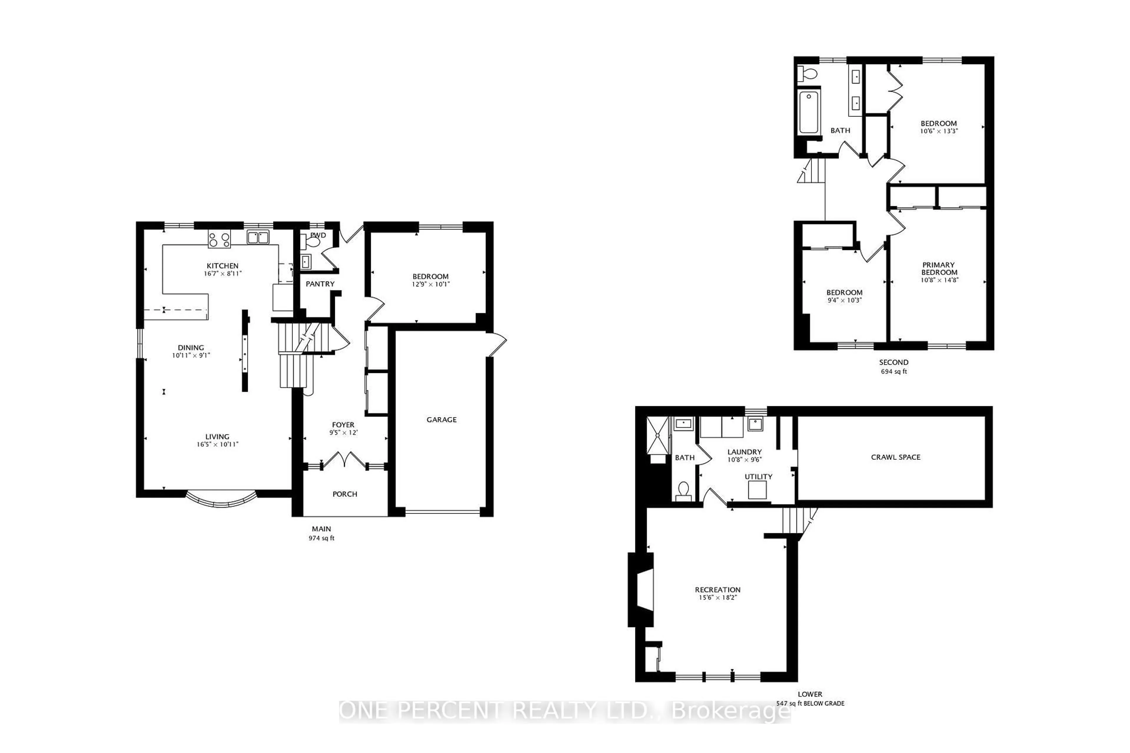 Floor plan for 28 Munford Cres, Toronto Ontario M4B 1C1