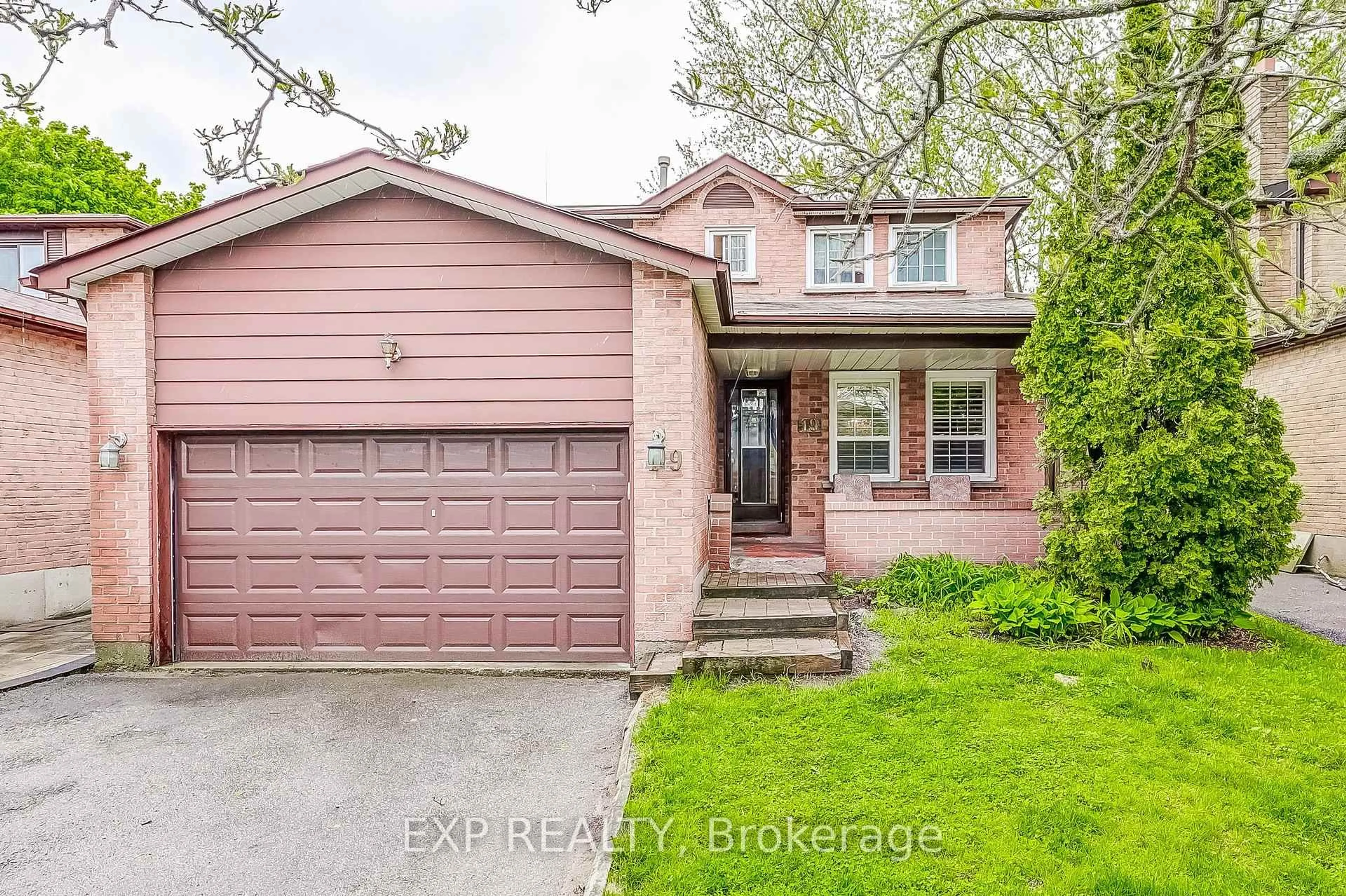 Home with brick exterior material, street for 19 Blackburn Cres, Ajax Ontario L1S 5Z3