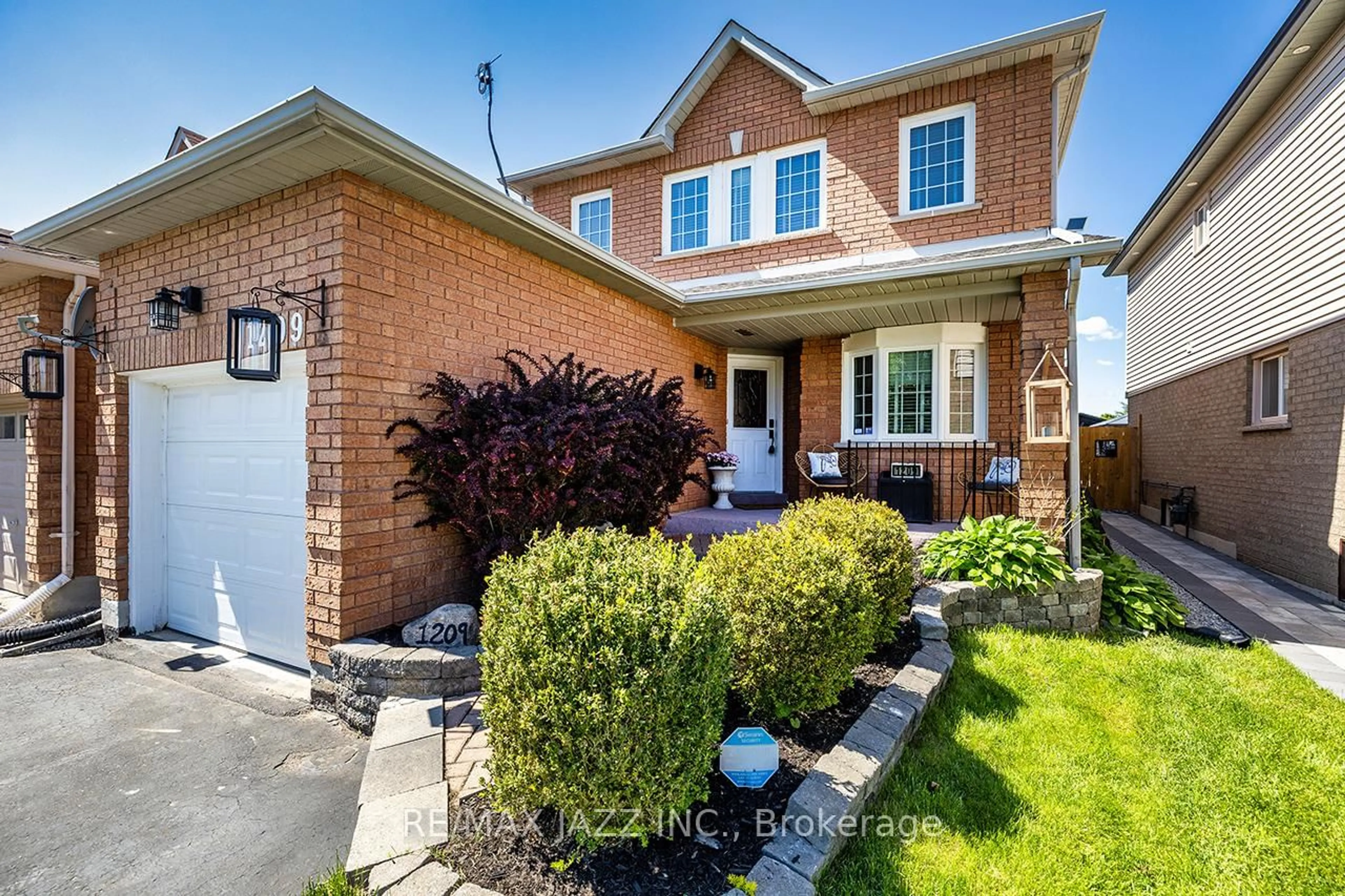 Home with brick exterior material, street for 1209 Beaver Valley Cres, Oshawa Ontario L1J 8N1