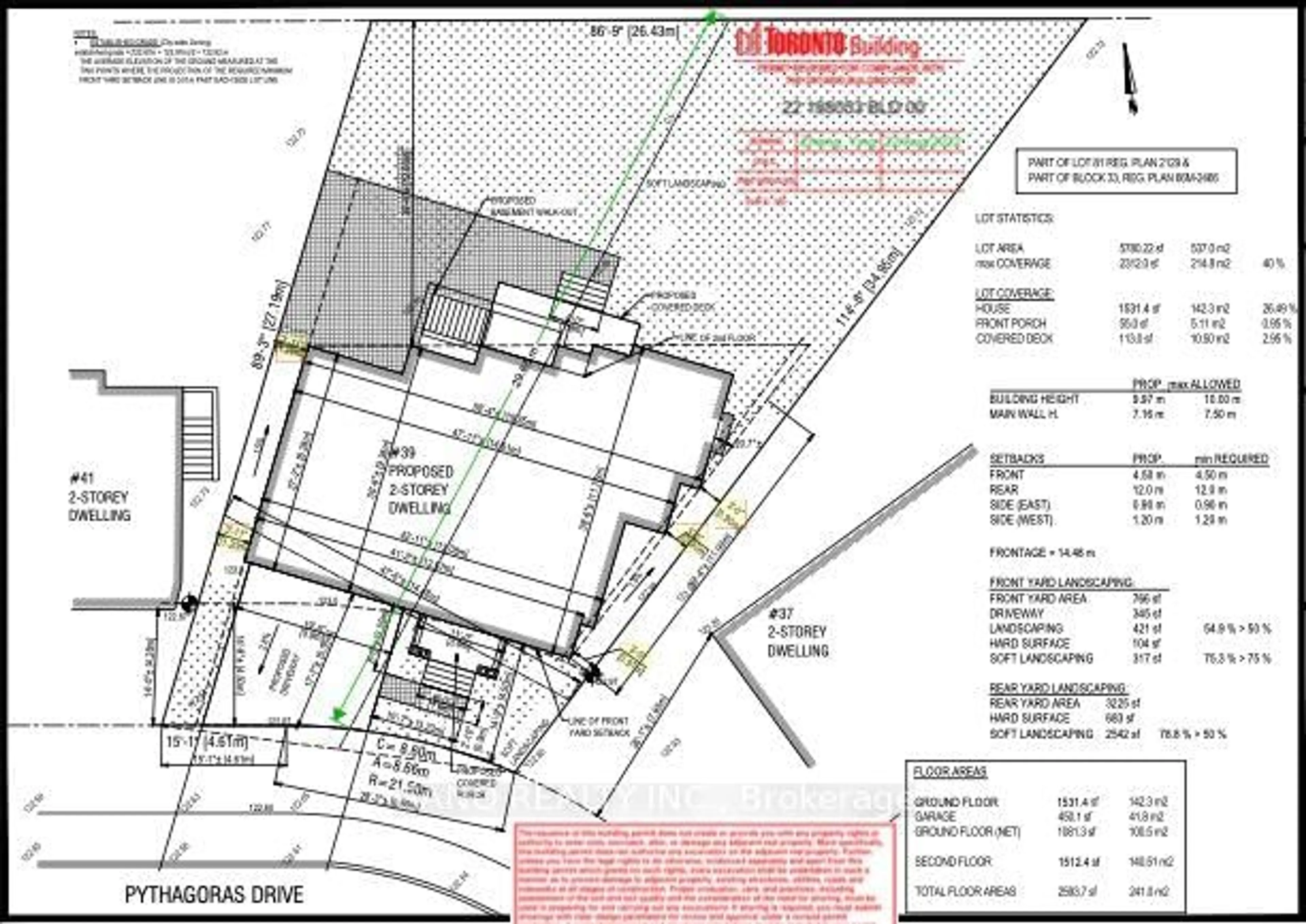Floor plan for 39 Pythagoras Dr, Toronto Ontario M1C 0B9