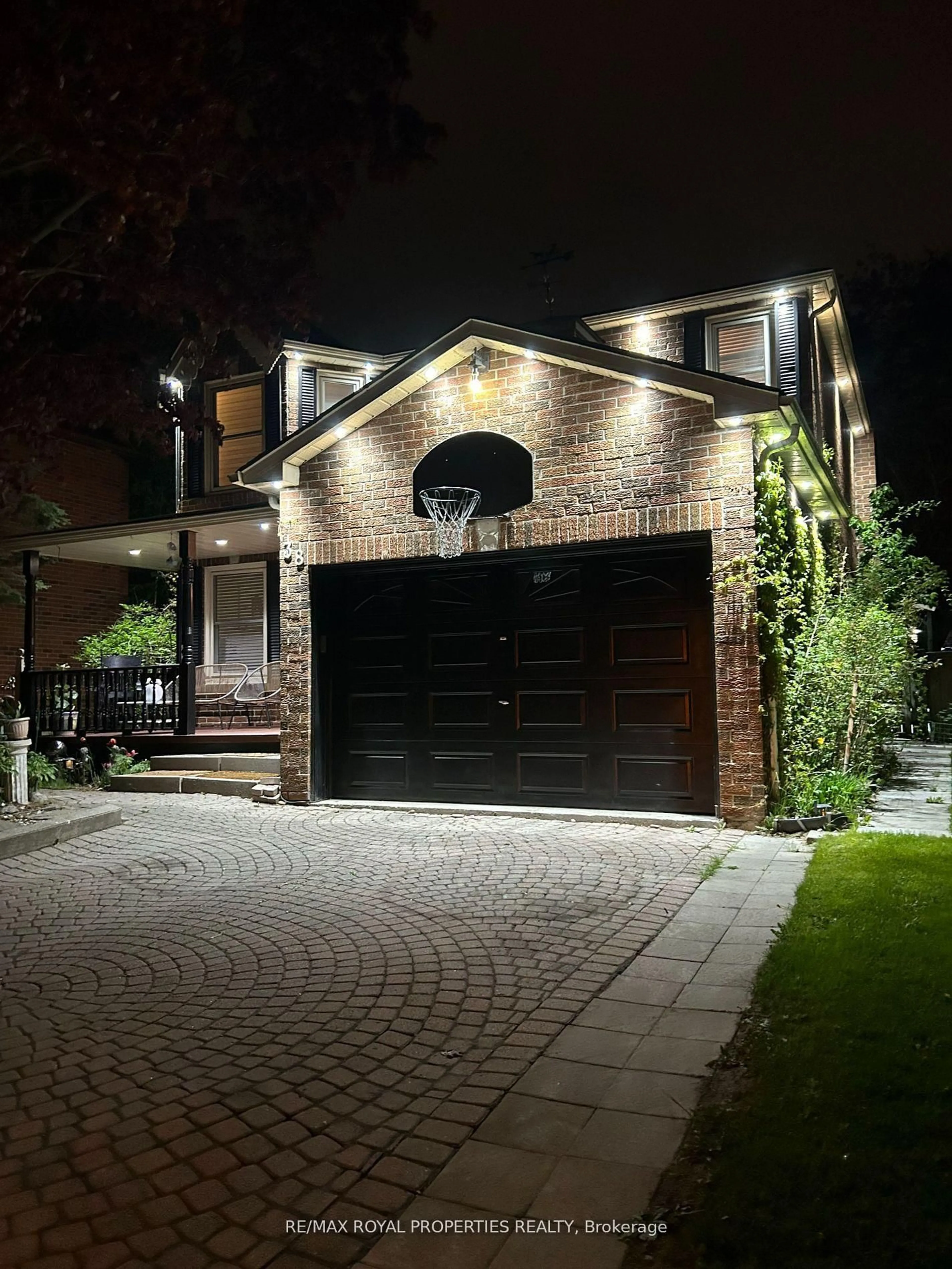 Home with brick exterior material, street for 38 Ravenscroft Rd, Ajax Ontario L1T 1W1