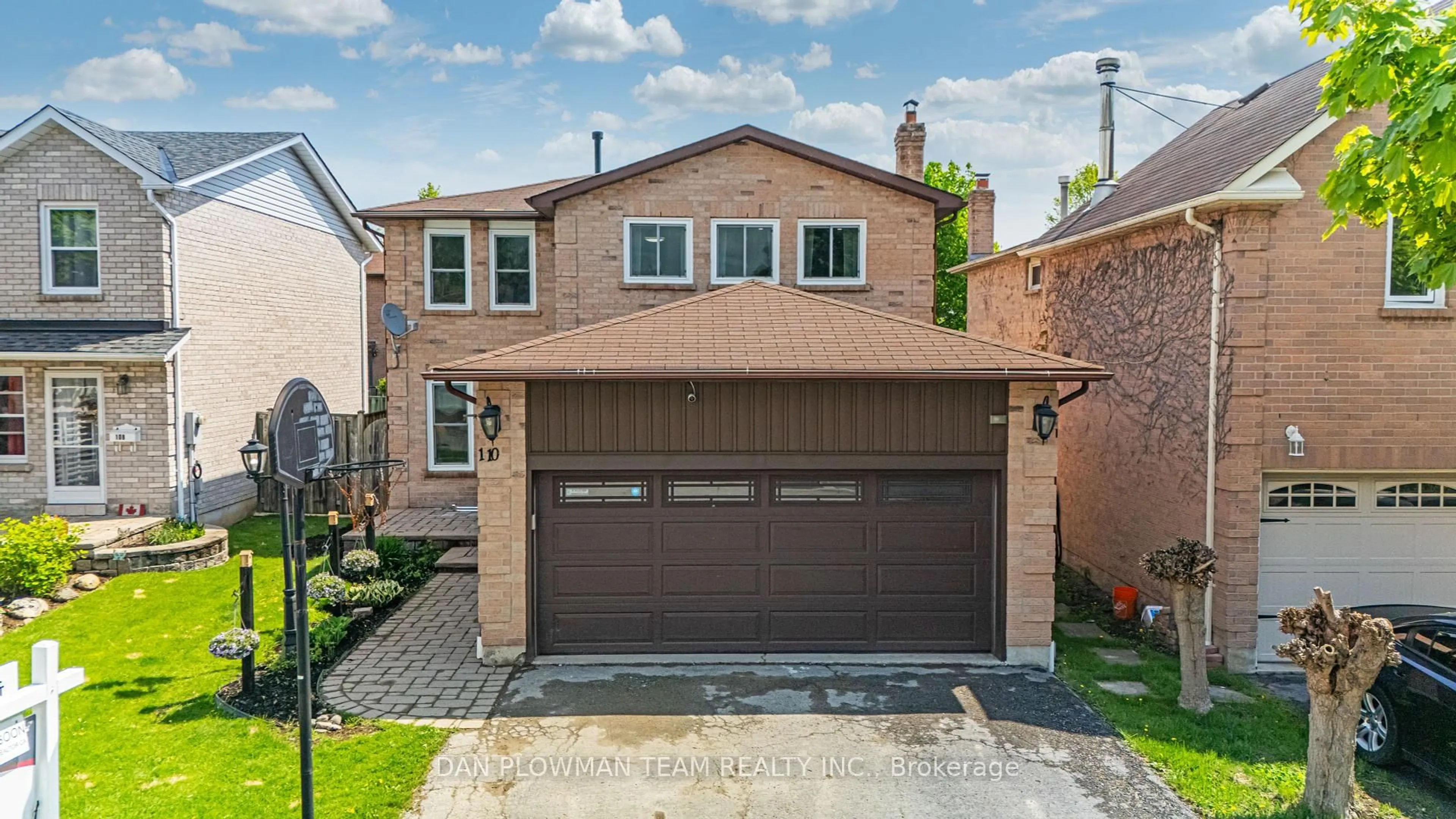 Home with brick exterior material, street for 110 Rotherglen Rd, Ajax Ontario L1T 1T3