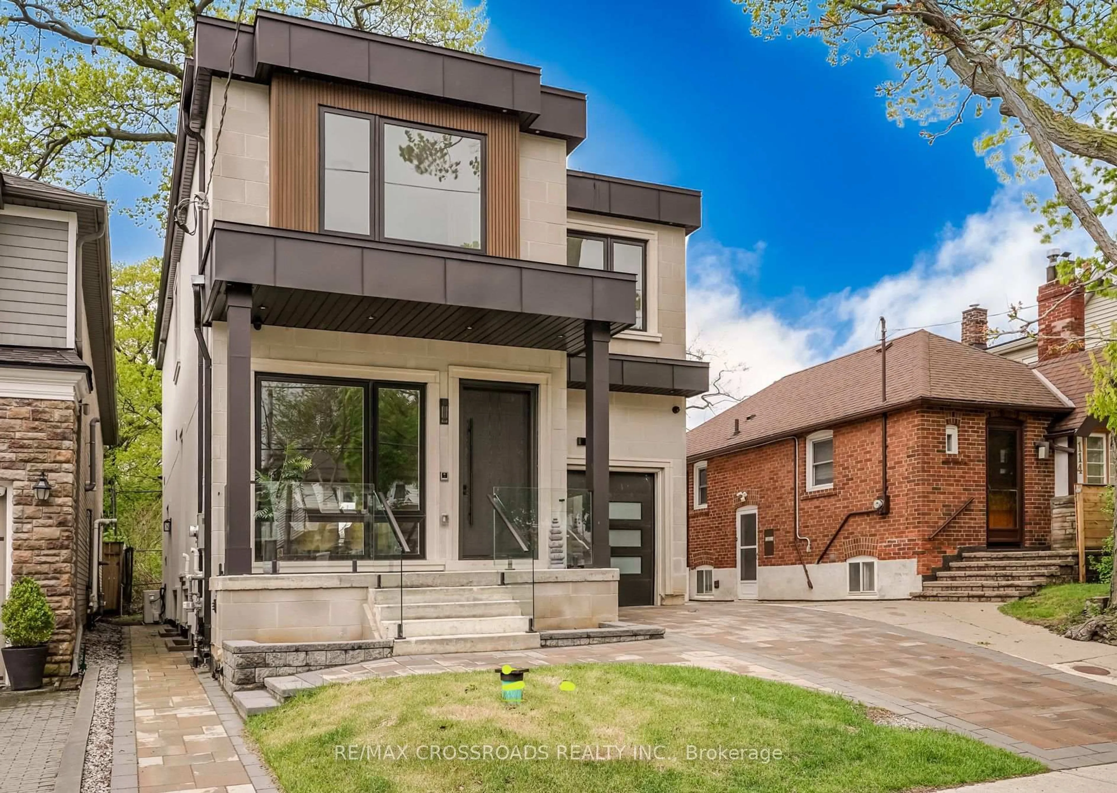 Home with brick exterior material, street for 112 Blantyre Ave, Toronto Ontario M1N 2R5