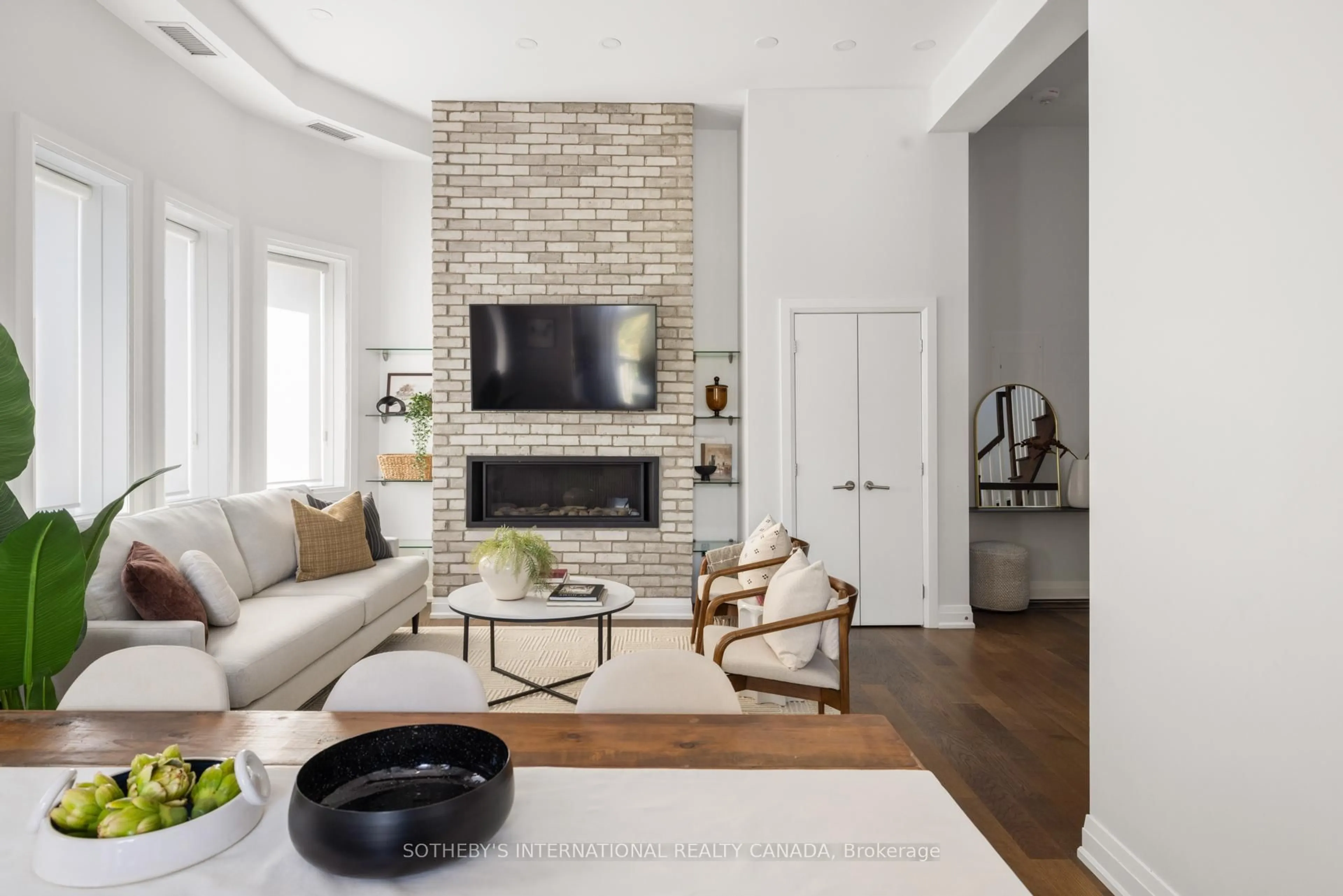 Living room with furniture, unknown for 175 Jones Ave #9, Toronto Ontario M4M 3A2