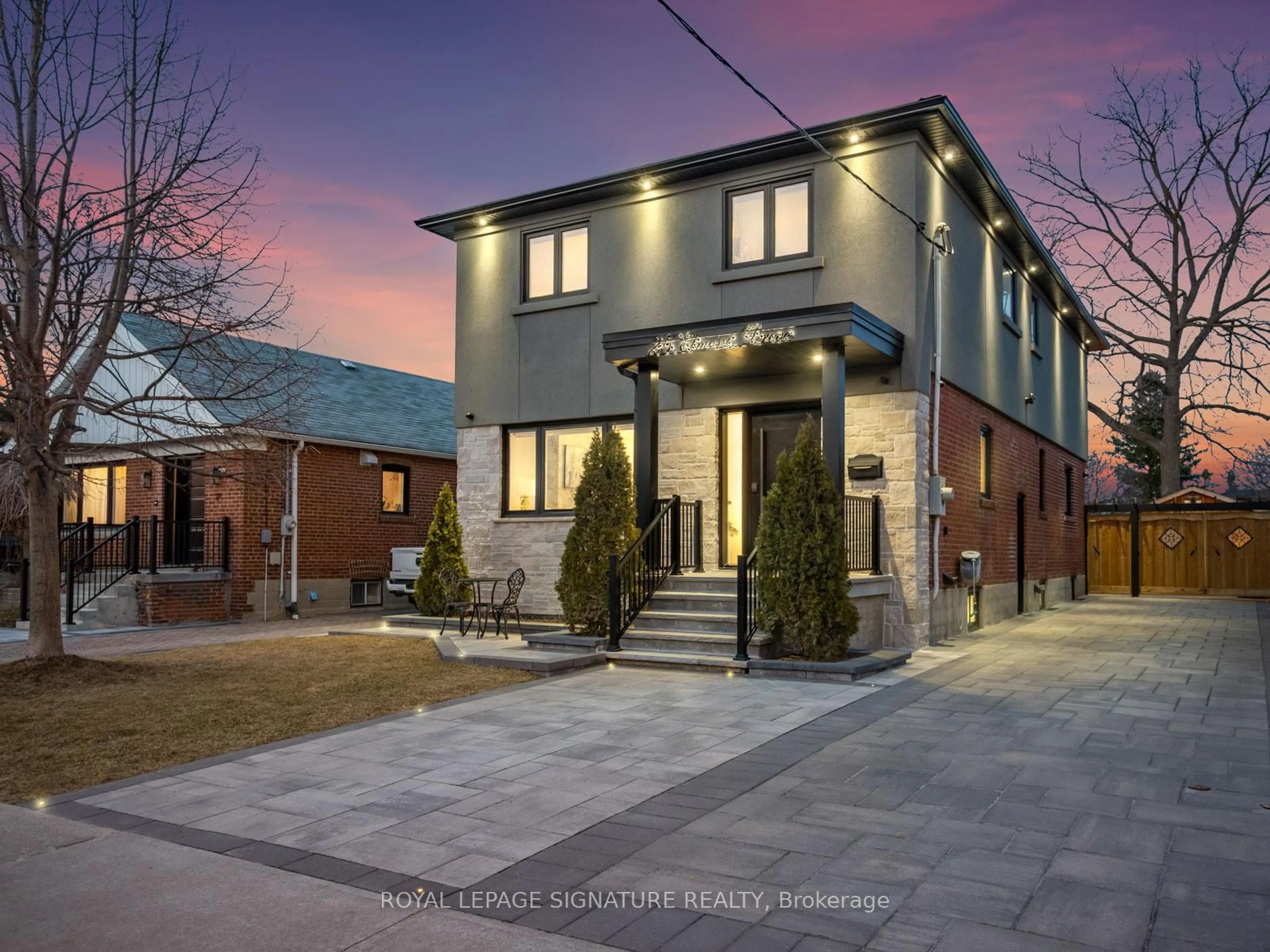 Home with brick exterior material, street for 25 Elmont Dr, Toronto Ontario M4B 2M2