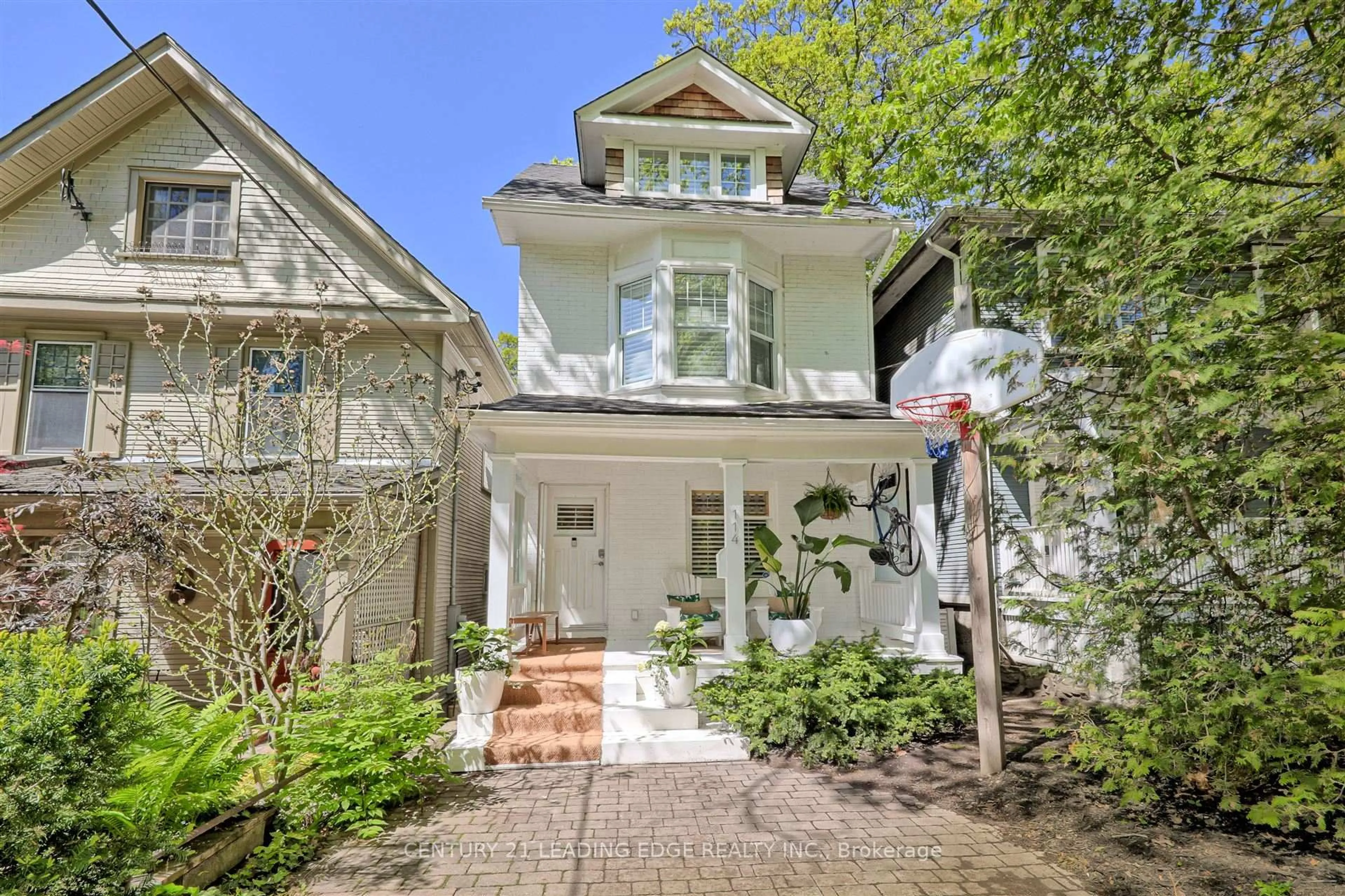 Home with brick exterior material, street for 114 Silver Birch Ave, Toronto Ontario M4E 3L4