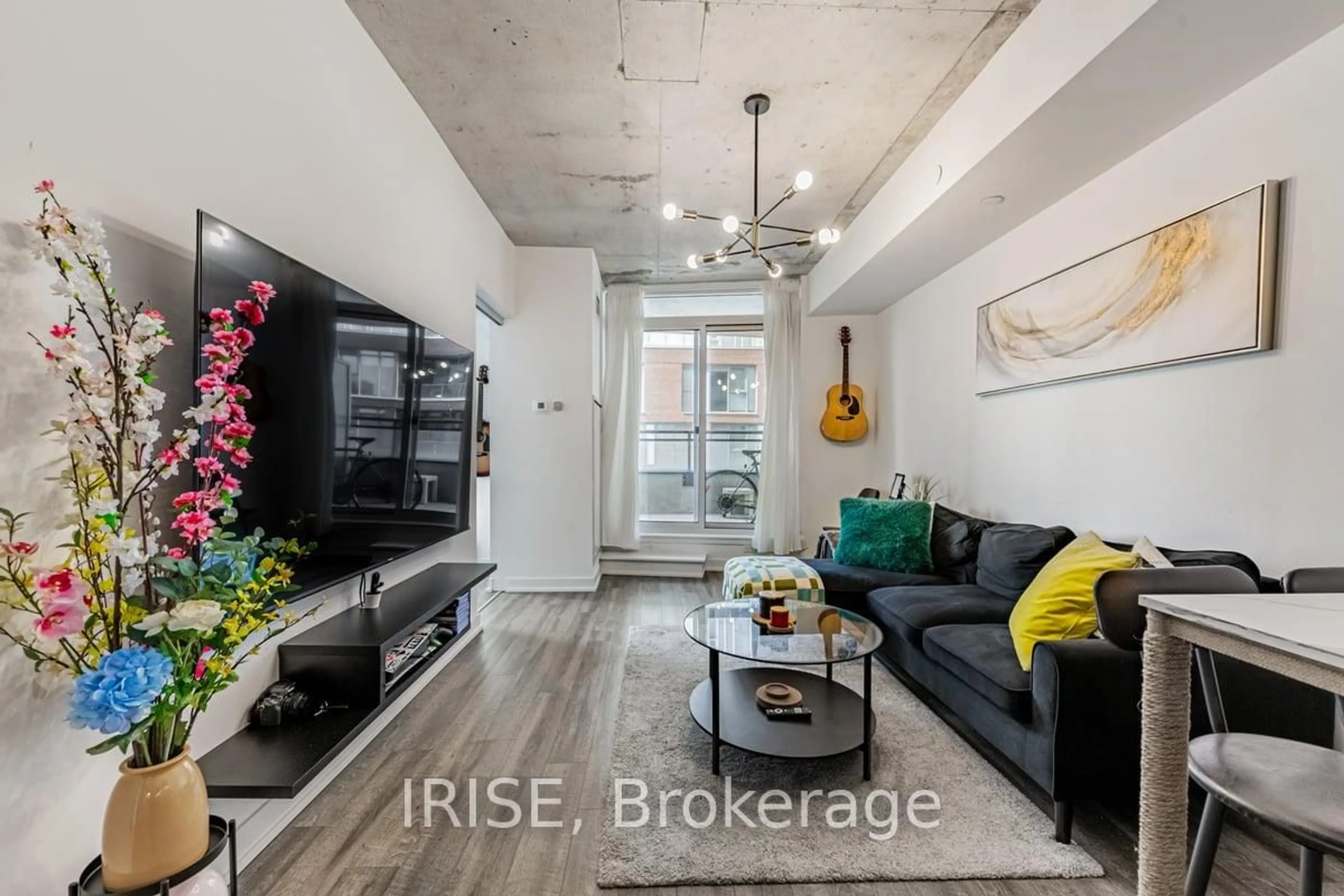 Living room with furniture, unknown for 45 Baseball Pl #502, Toronto Ontario M4M 0E7