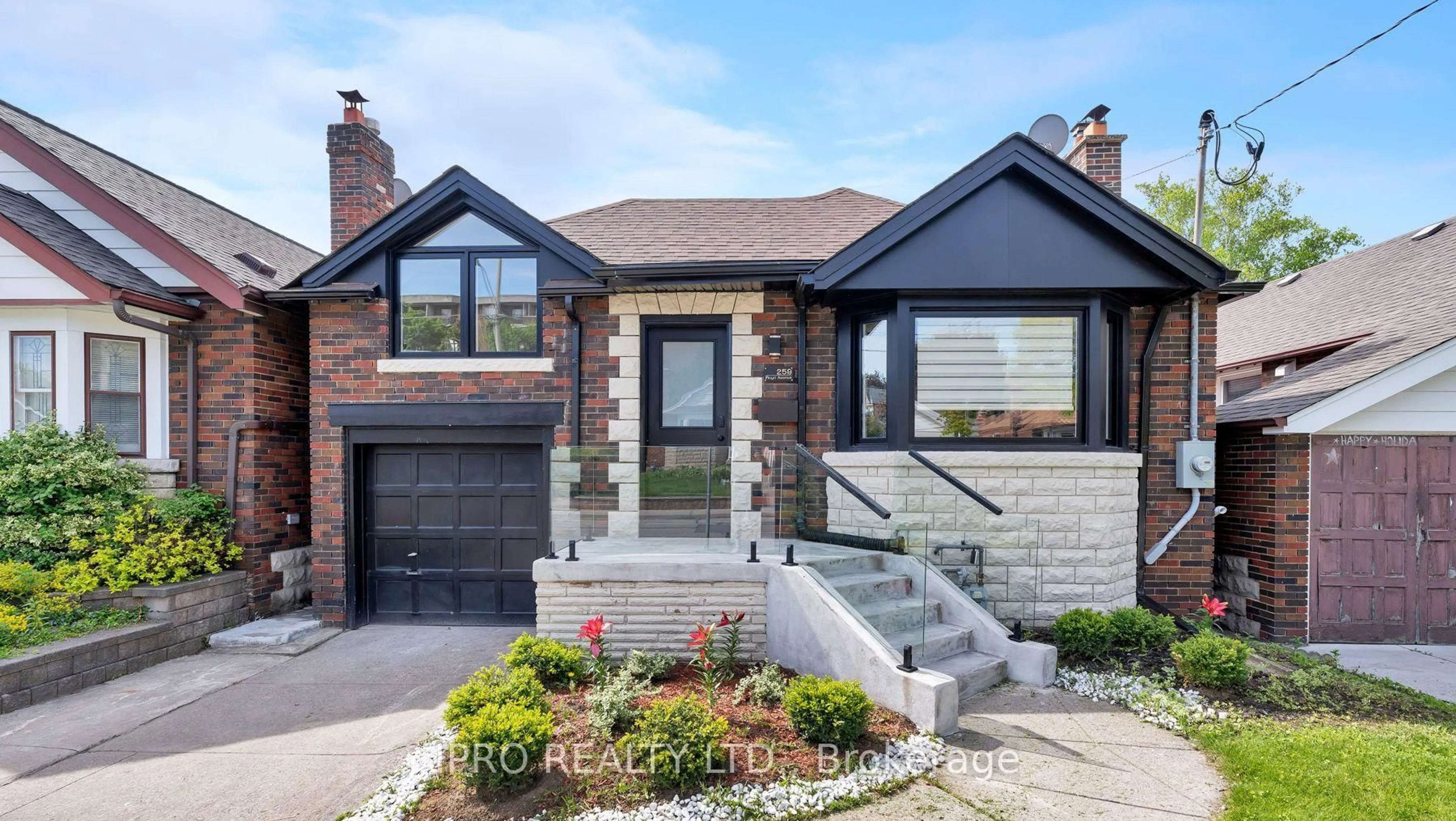 Home with brick exterior material, street for 259 Floyd Ave, Toronto Ontario M4J 2J4