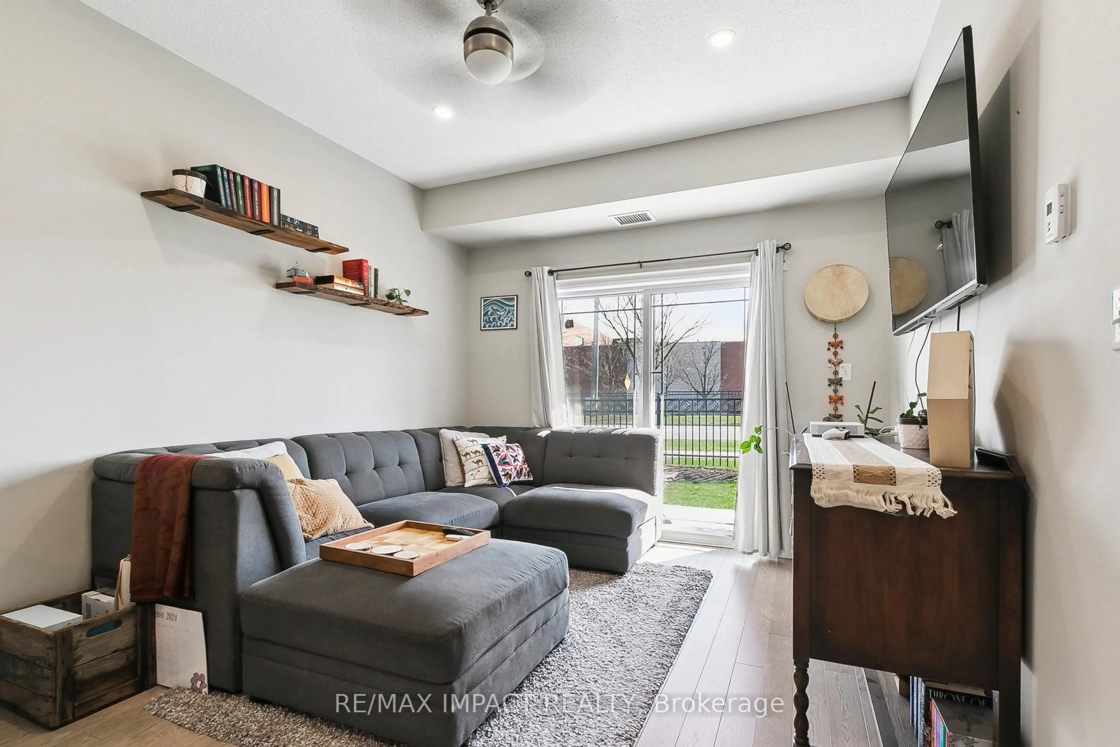 Living room with furniture, unknown for 1 Sidney Lane #L-05, Clarington Ontario L1C 0N5