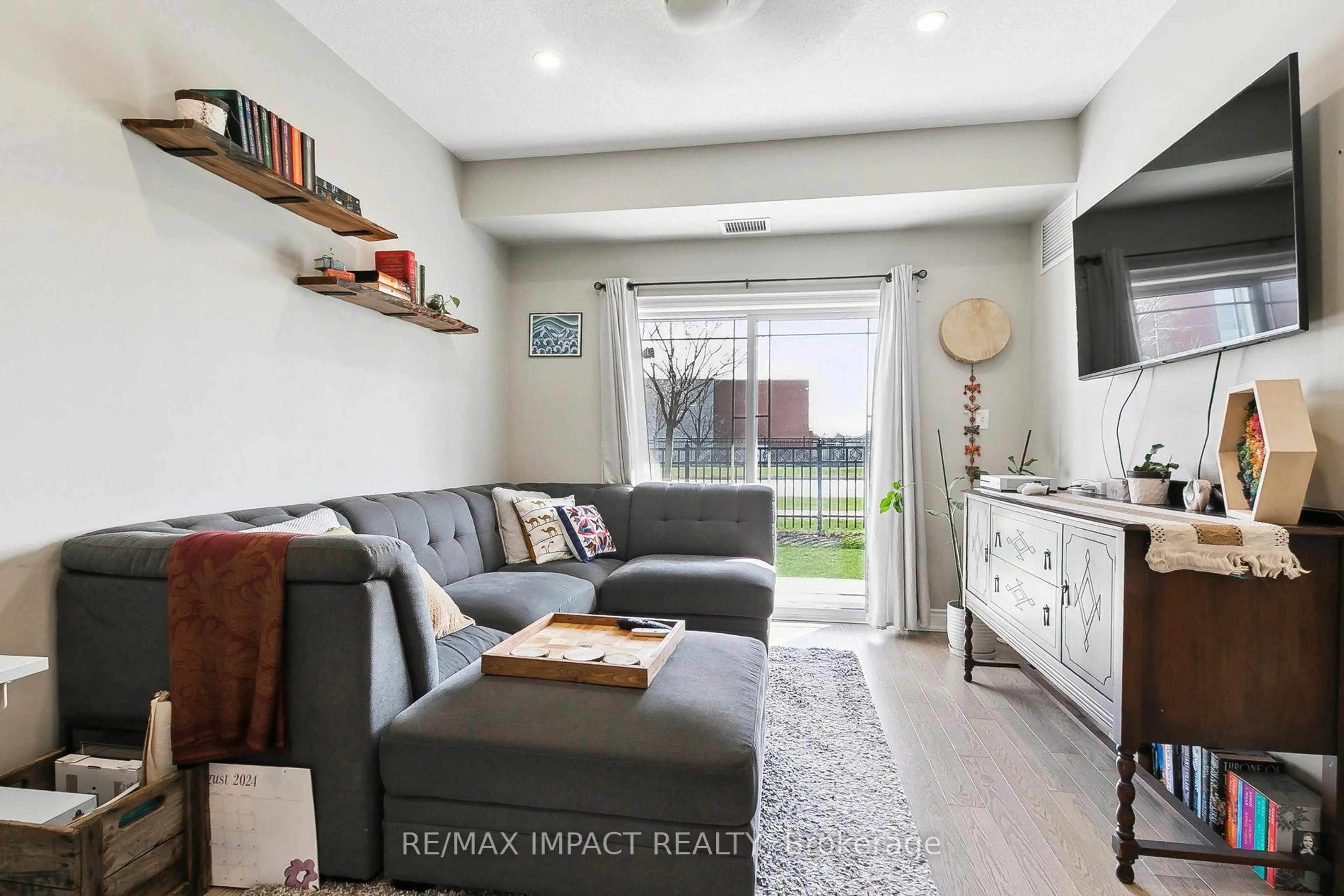 Living room with furniture, unknown for 1 Sidney Lane #L-05, Clarington Ontario L1C 0N5