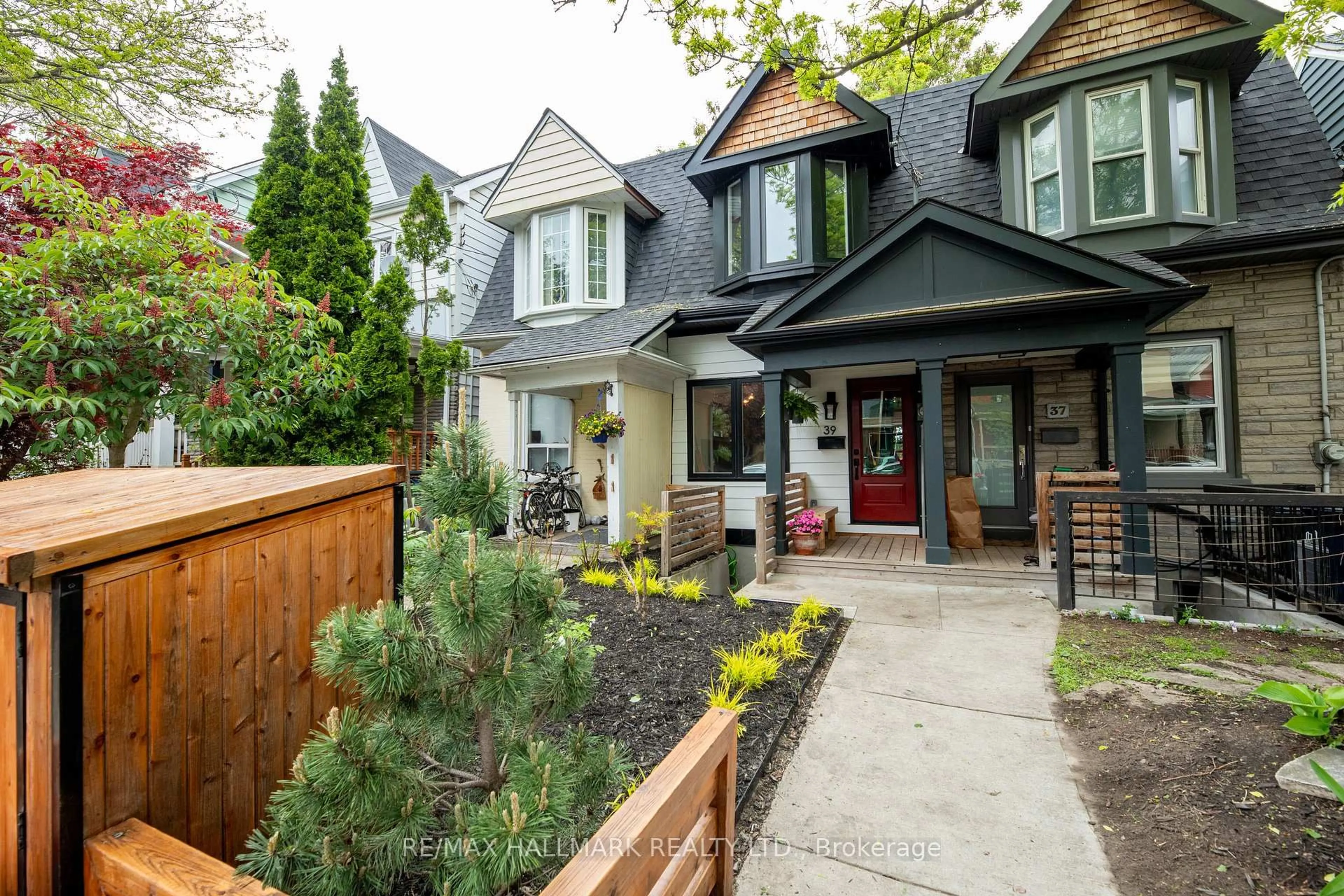 Home with brick exterior material, street for 39 Seymour Ave, Toronto Ontario M4J 3T3