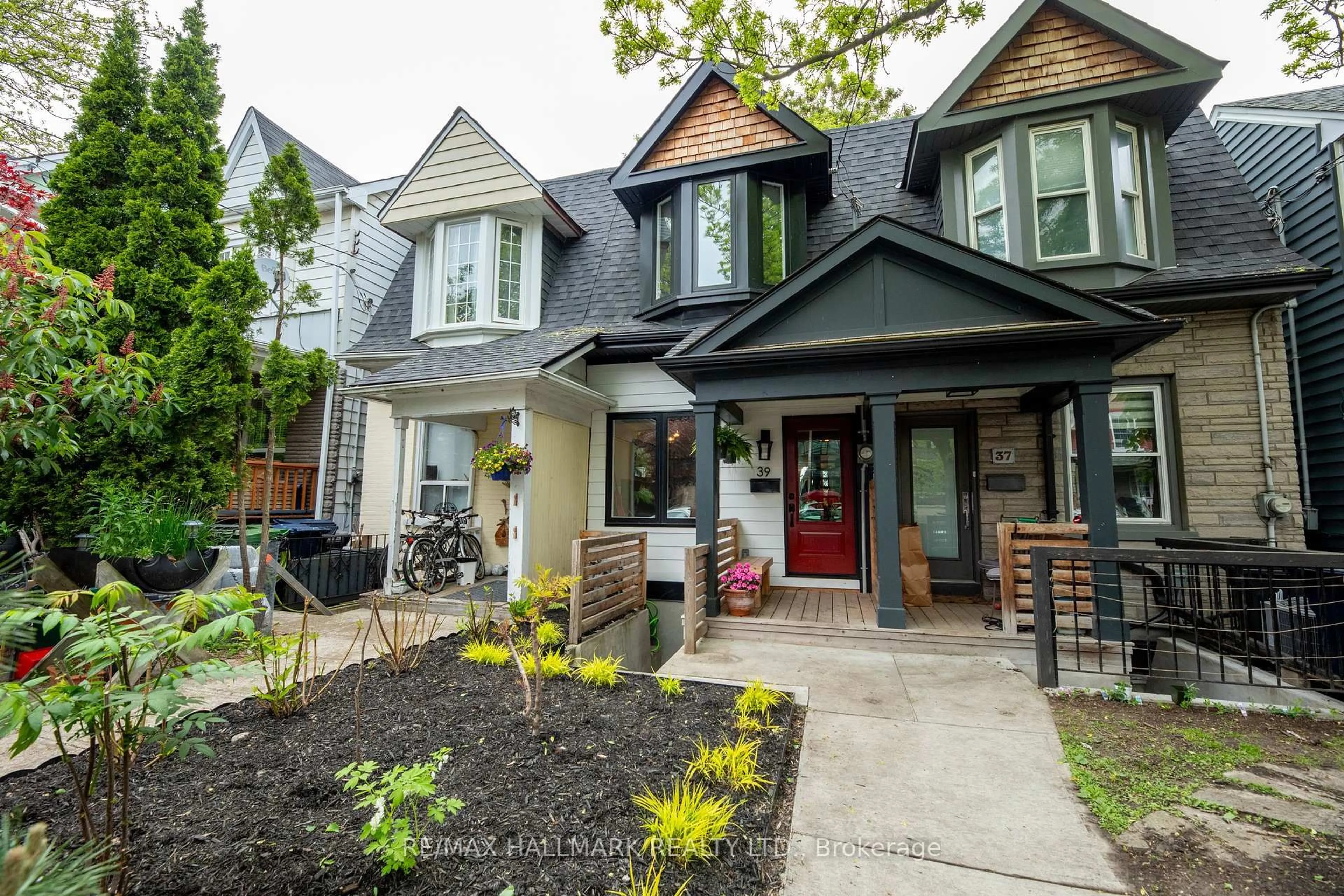 Home with brick exterior material, street for 39 Seymour Ave, Toronto Ontario M4J 3T3