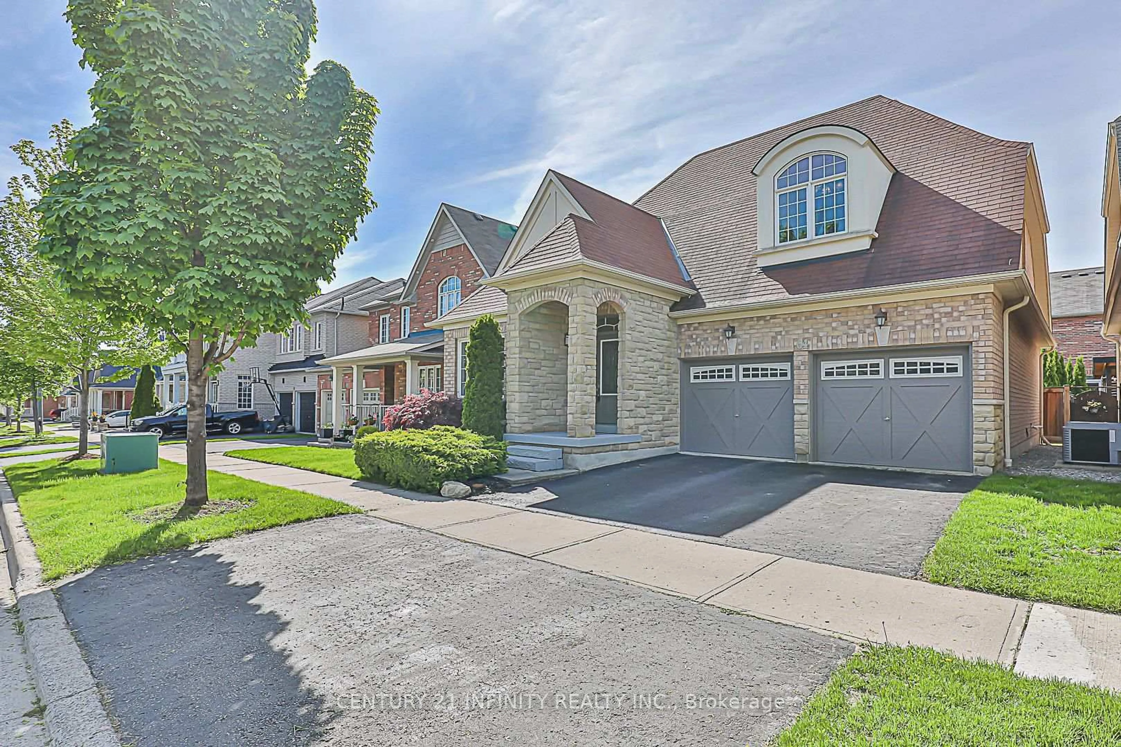 Home with brick exterior material, street for 64 Gamble Dr, Ajax Ontario L1Z 0H7